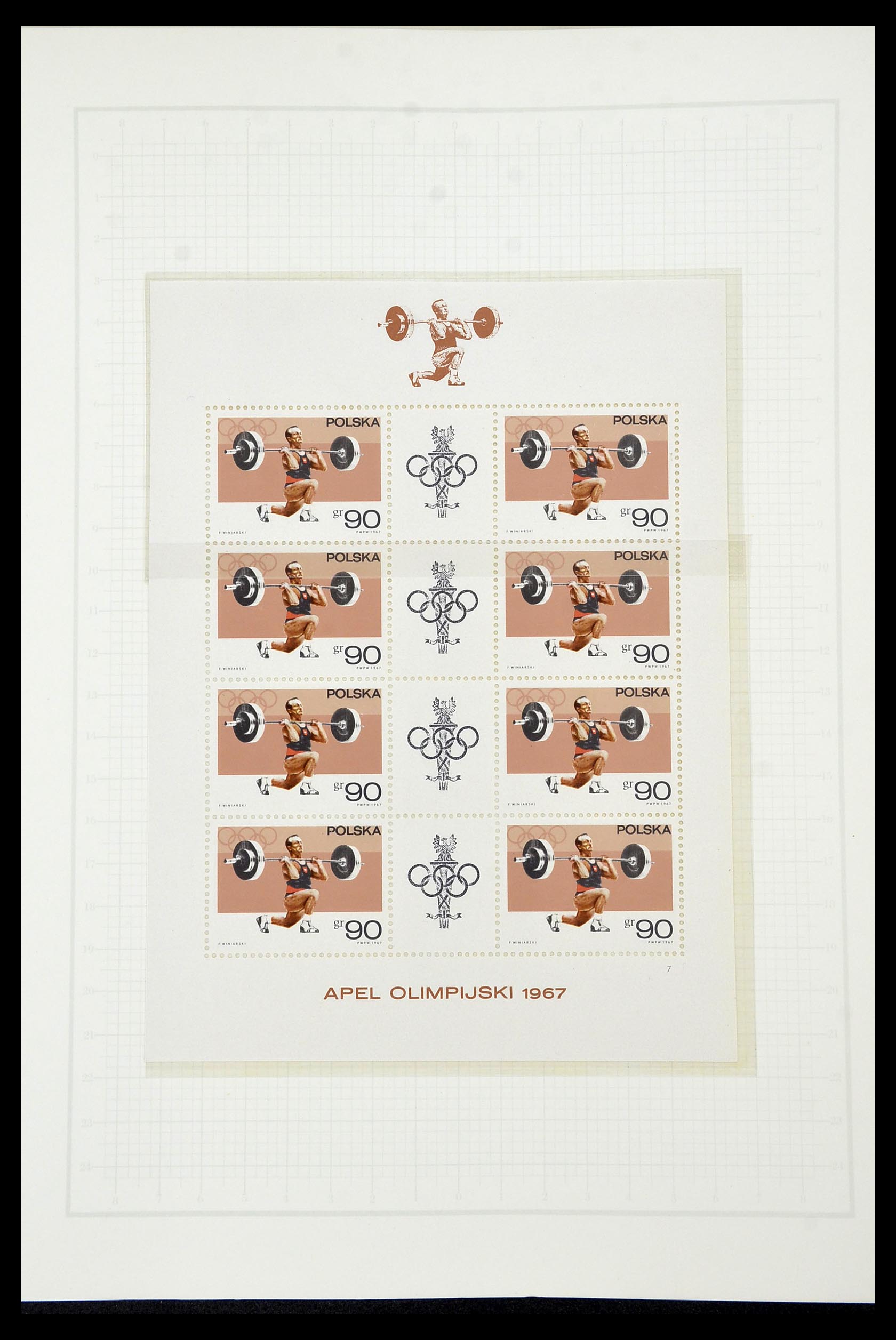34431 073 - Postzegelverzameling 34431 Olympische Spelen 1964-1968.