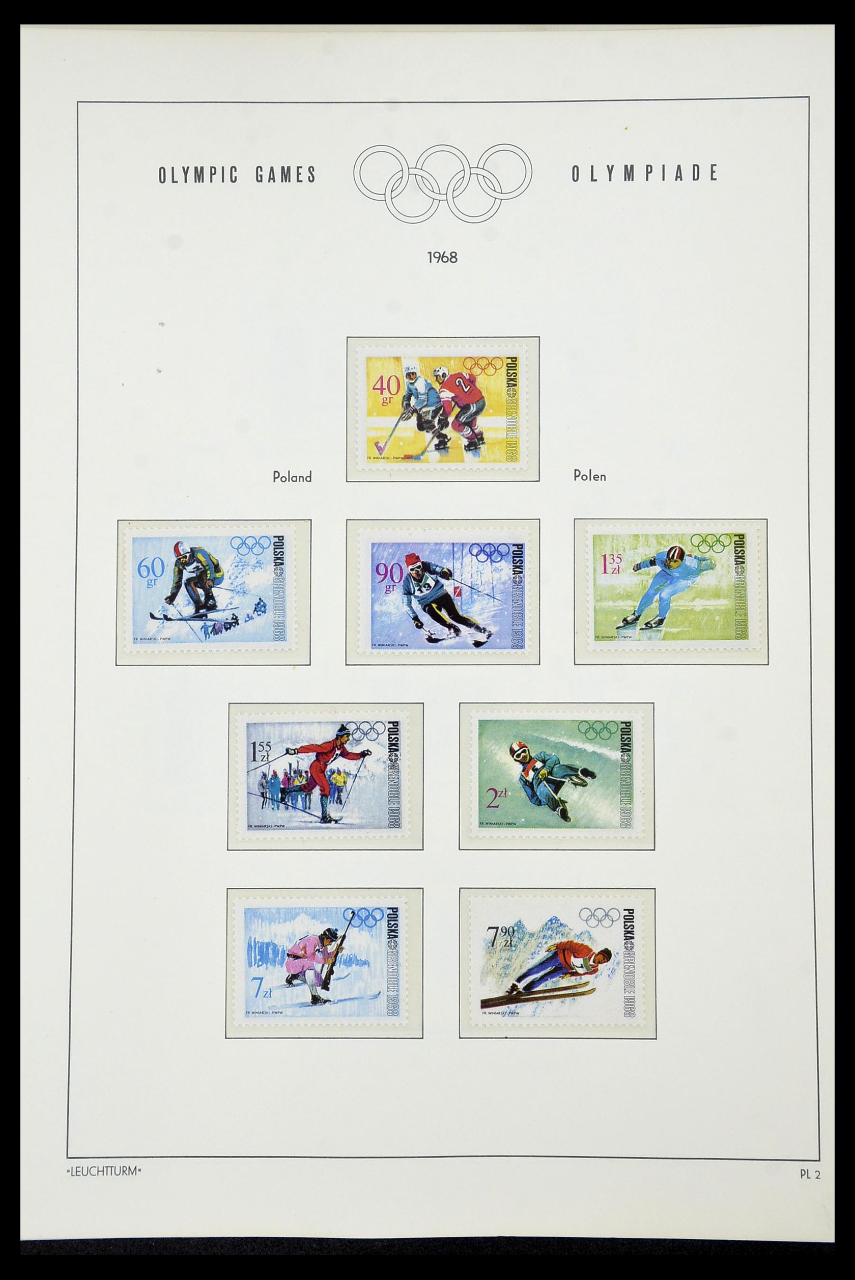 34431 078 - Postzegelverzameling 34431 Olympische Spelen 1964-1968.