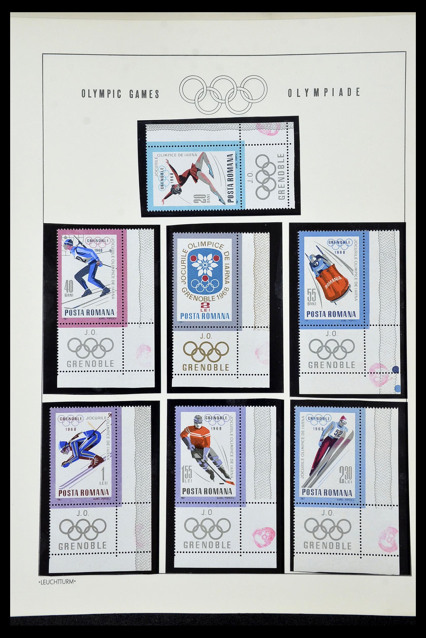 34431 097 - Postzegelverzameling 34431 Olympische Spelen 1964-1968.