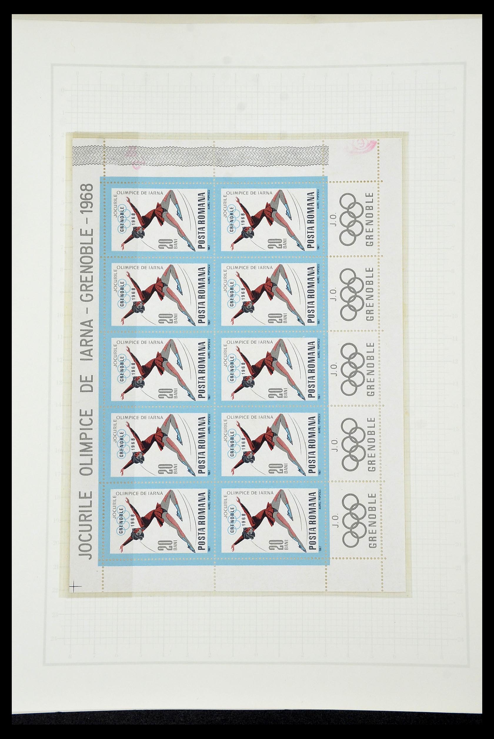 34431 099 - Postzegelverzameling 34431 Olympische Spelen 1964-1968.