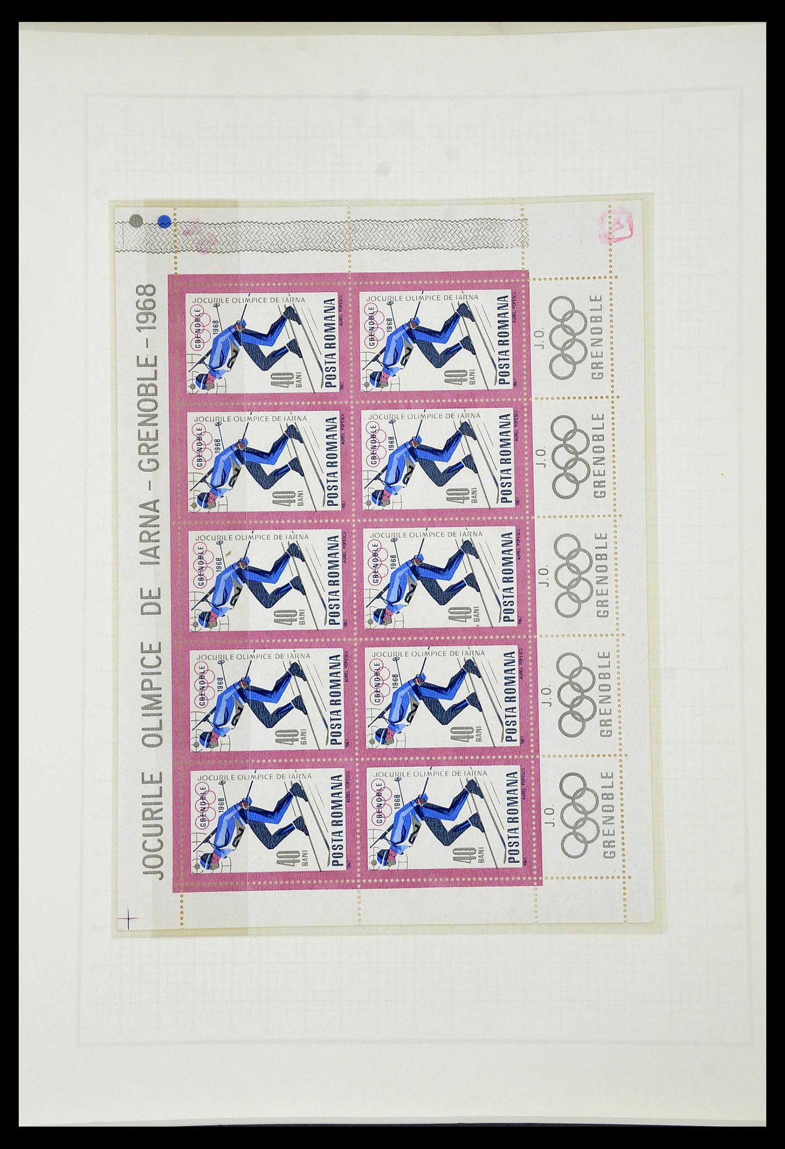 34431 100 - Postzegelverzameling 34431 Olympische Spelen 1964-1968.