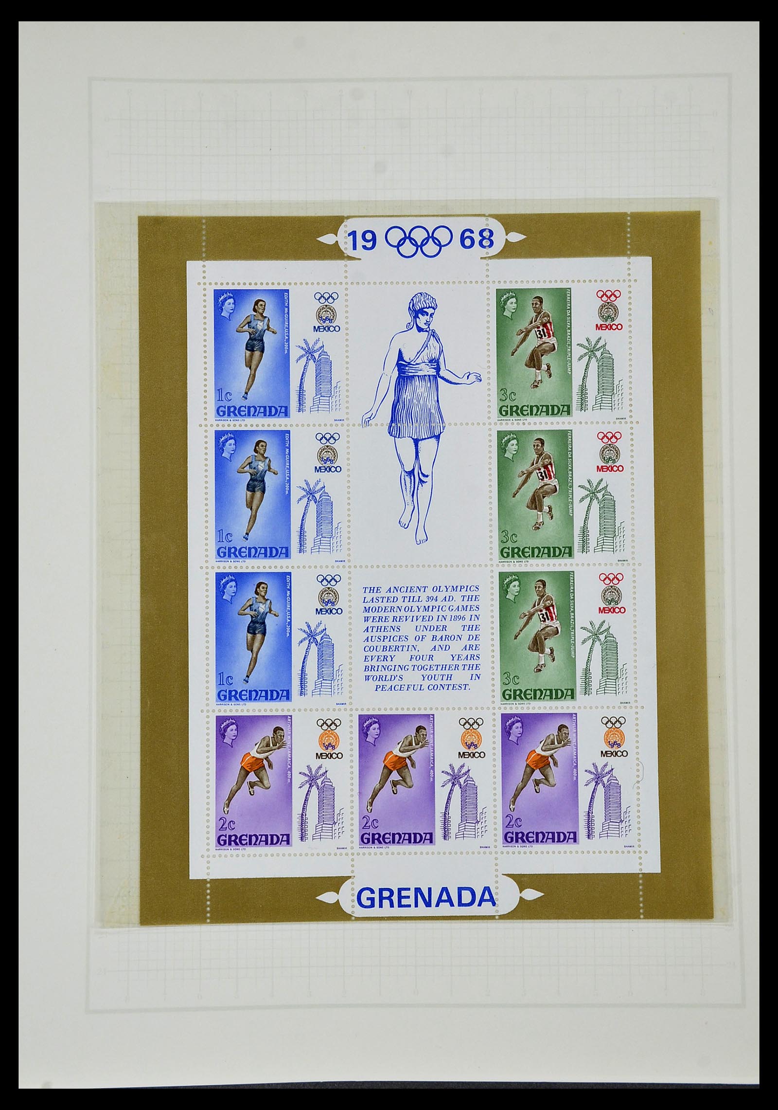 34431 526 - Postzegelverzameling 34431 Olympische Spelen 1964-1968.