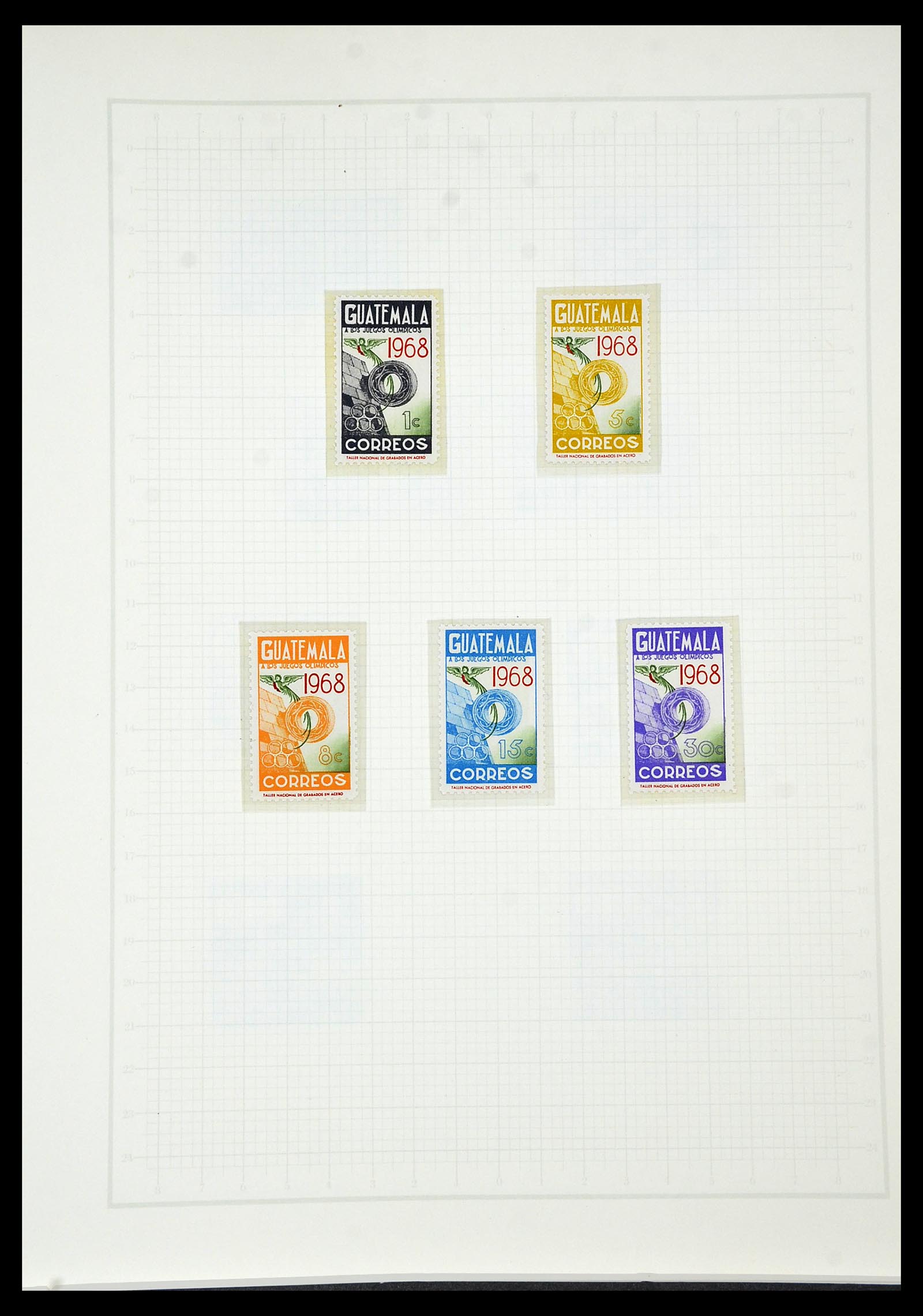 34431 528 - Postzegelverzameling 34431 Olympische Spelen 1964-1968.