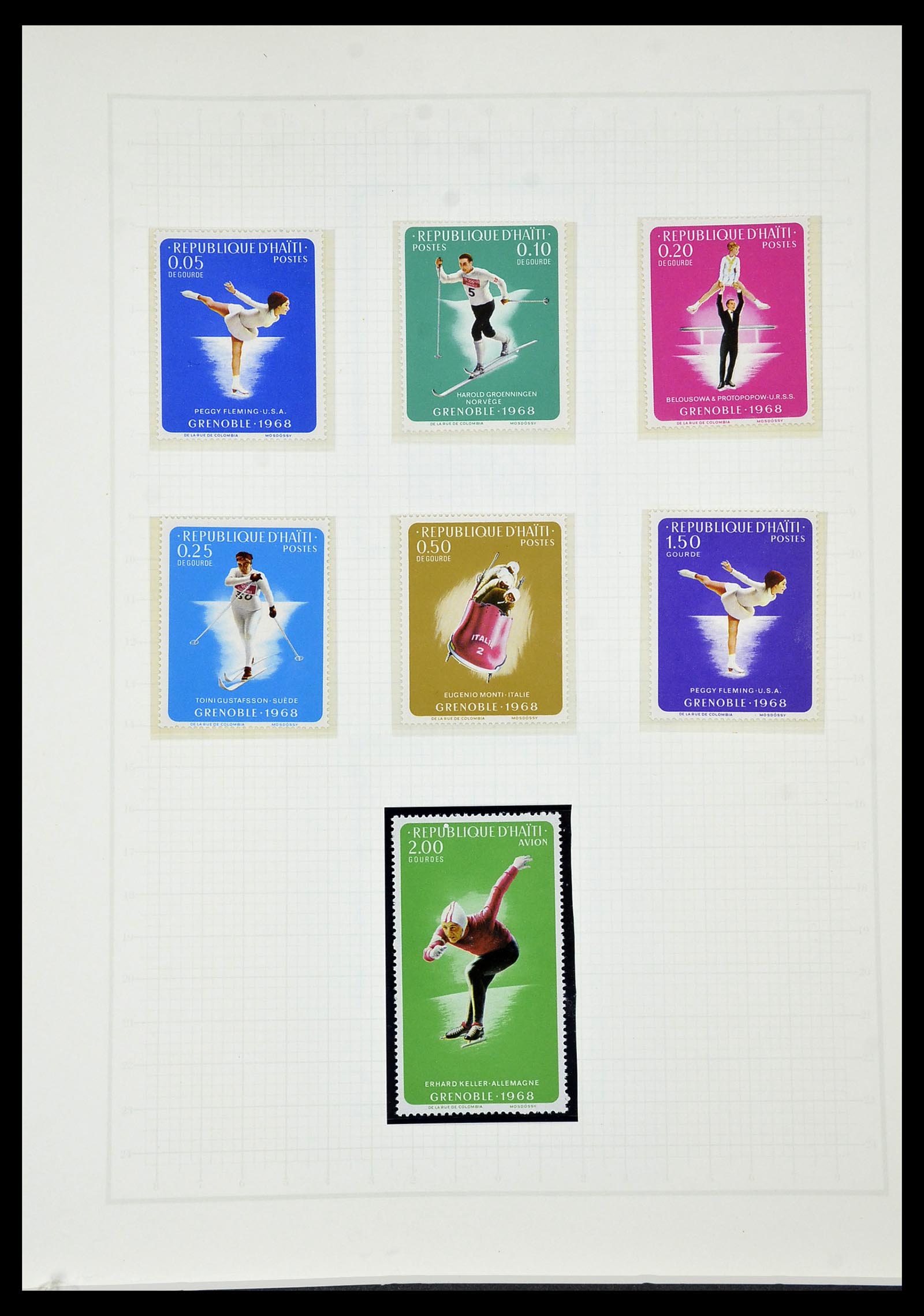 34431 530 - Postzegelverzameling 34431 Olympische Spelen 1964-1968.