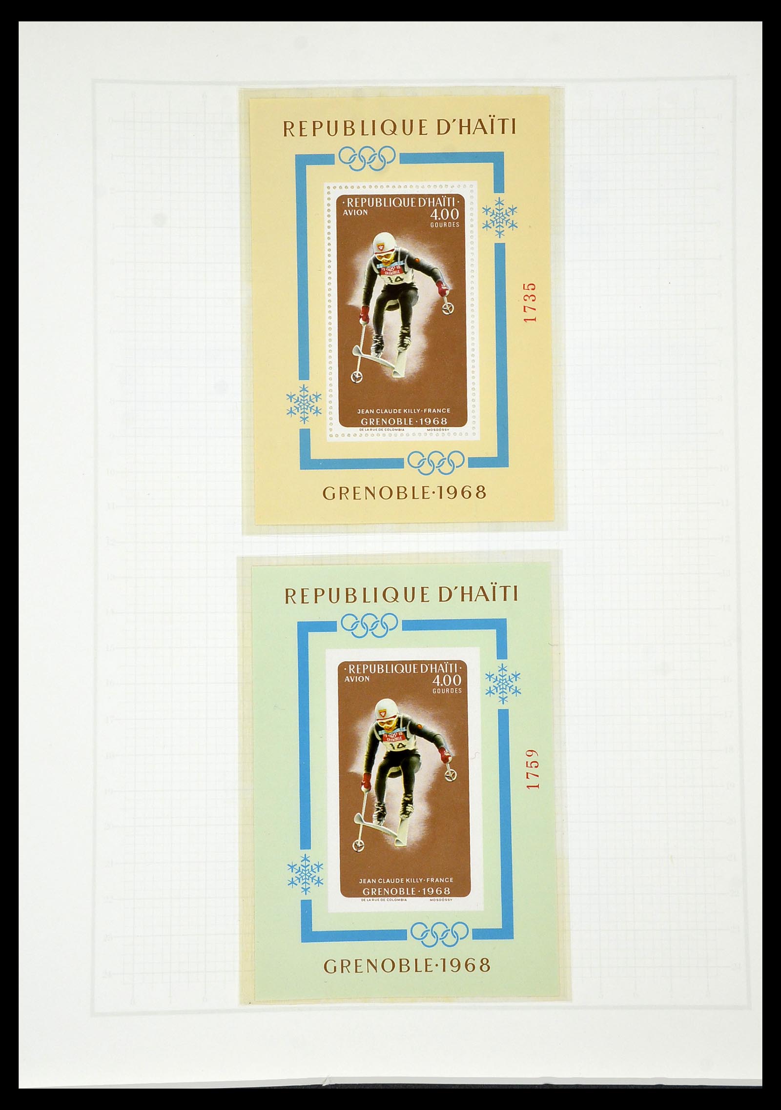 34431 531 - Postzegelverzameling 34431 Olympische Spelen 1964-1968.