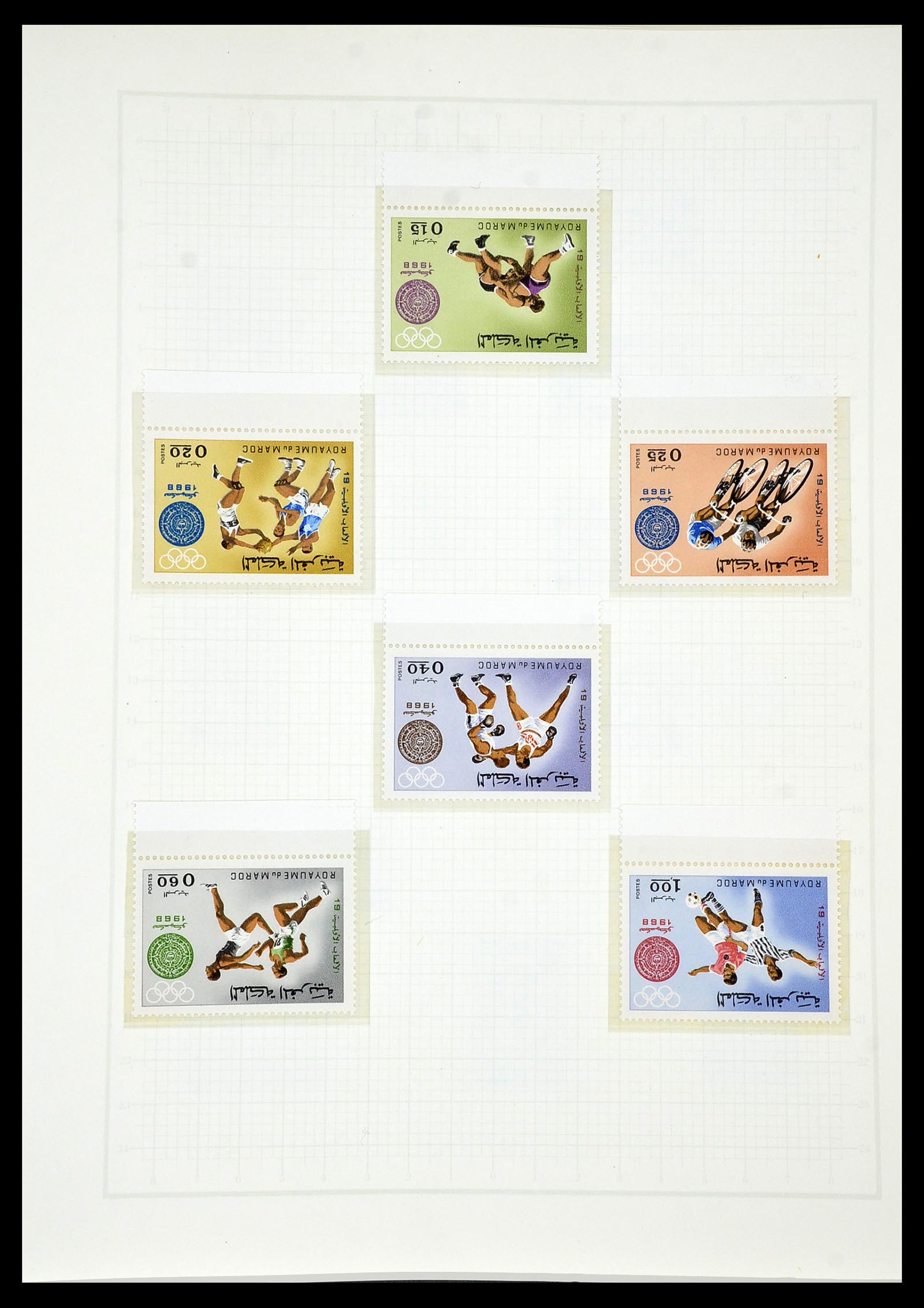 34431 539 - Postzegelverzameling 34431 Olympische Spelen 1964-1968.