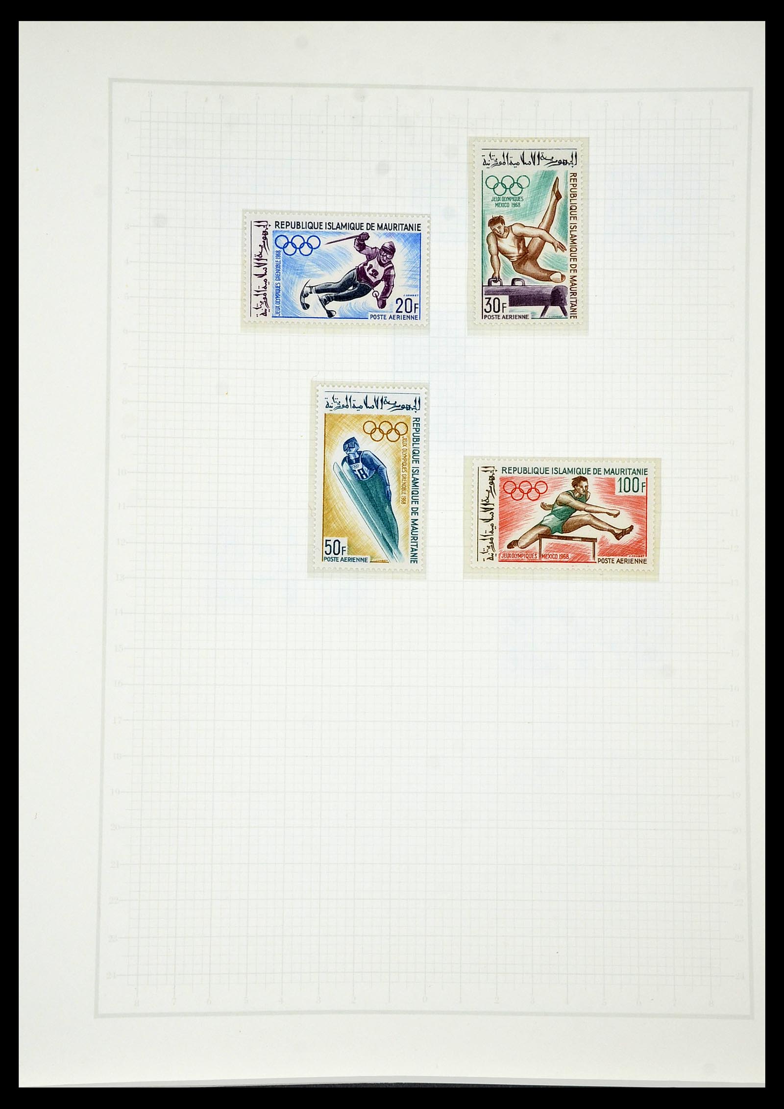 34431 541 - Postzegelverzameling 34431 Olympische Spelen 1964-1968.
