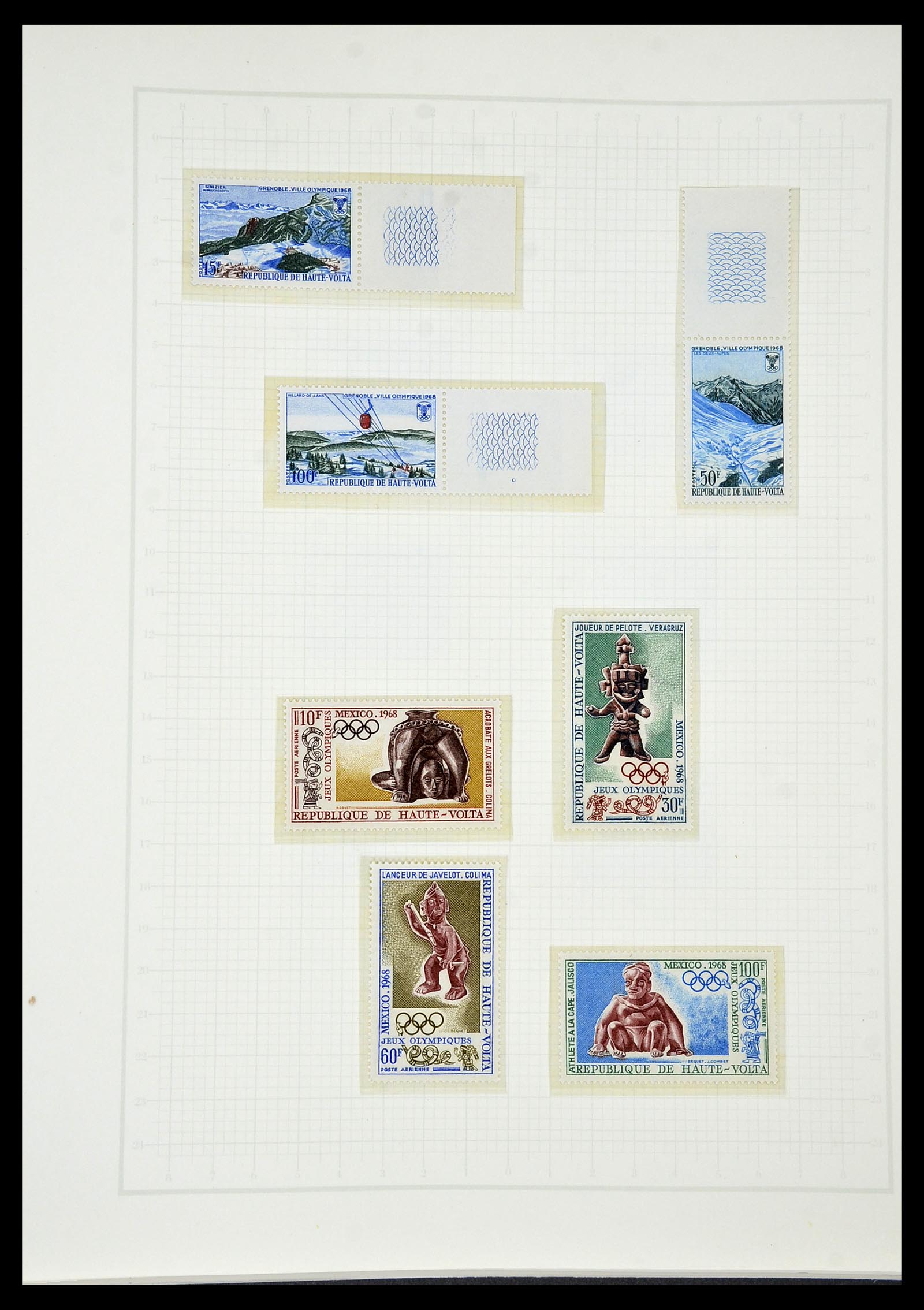34431 545 - Stamp Collection 34431 Olympics 1964-1968.