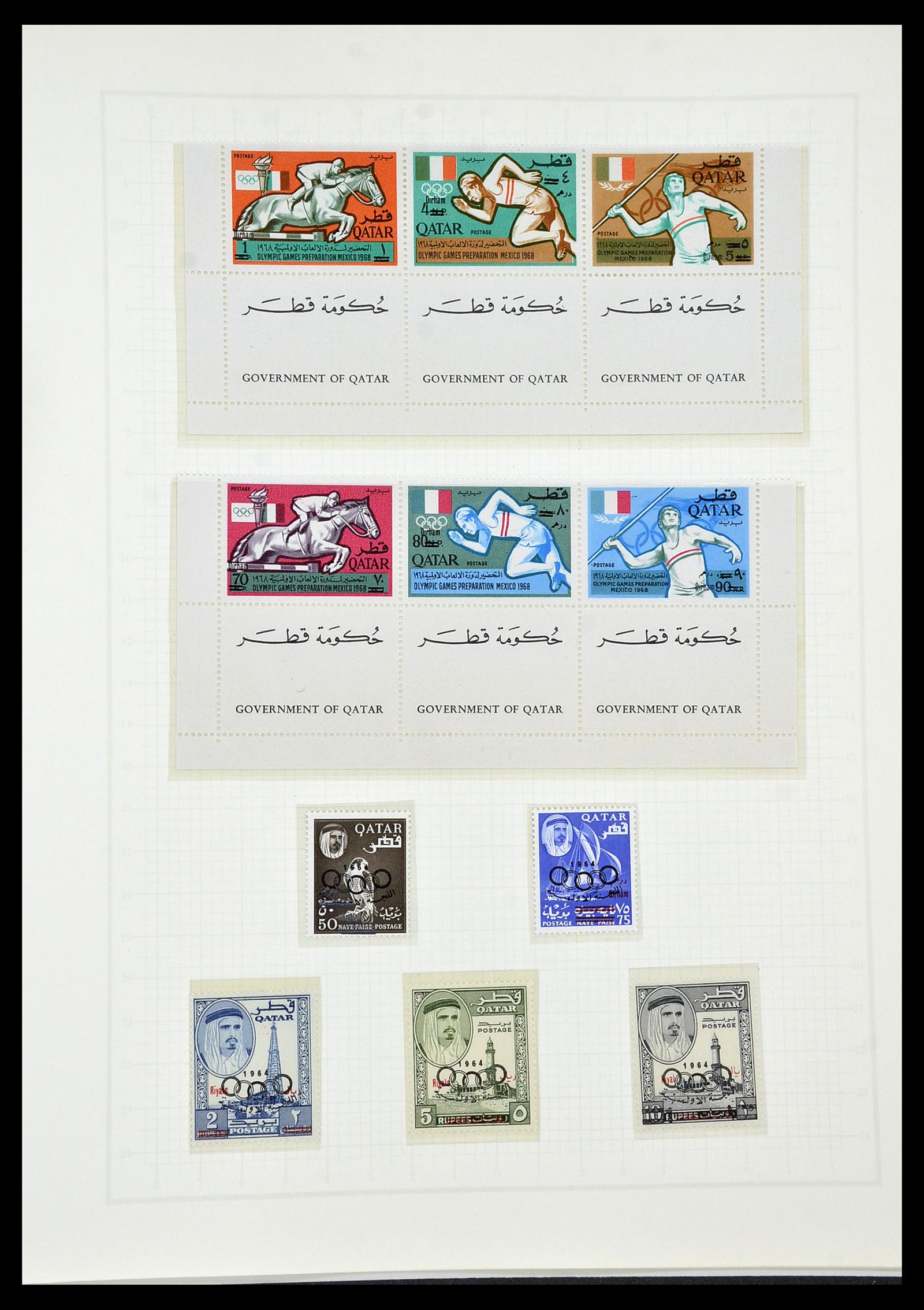 34431 549 - Postzegelverzameling 34431 Olympische Spelen 1964-1968.