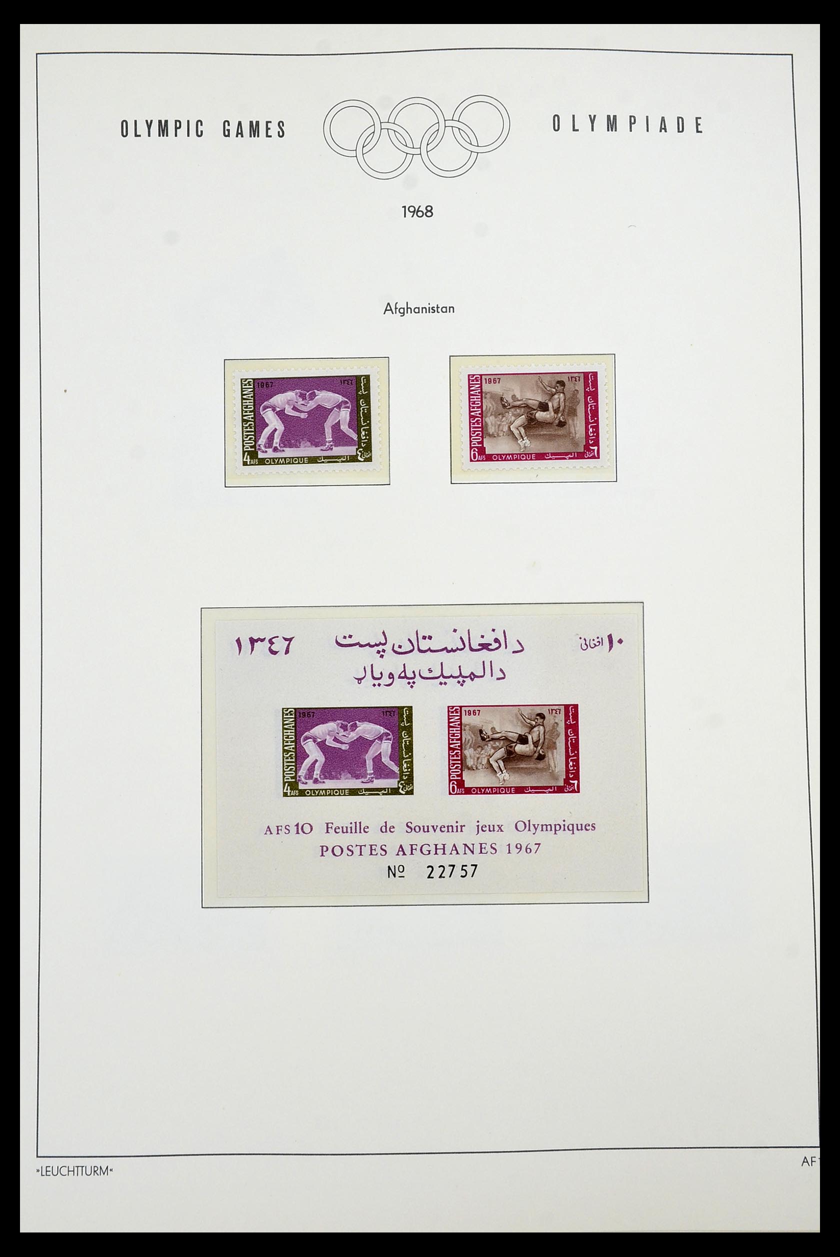 34431 552 - Postzegelverzameling 34431 Olympische Spelen 1964-1968.