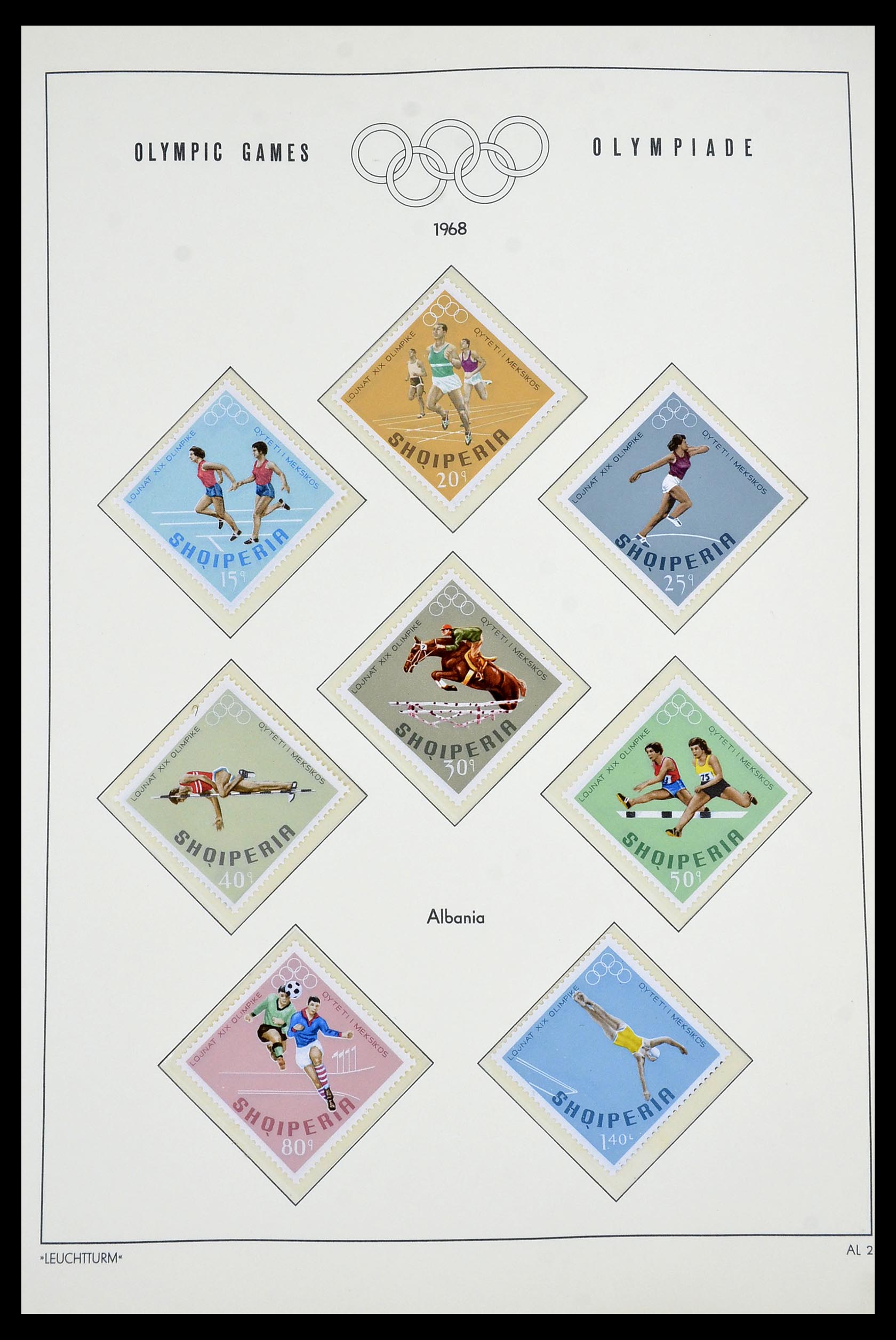 34431 556 - Postzegelverzameling 34431 Olympische Spelen 1964-1968.