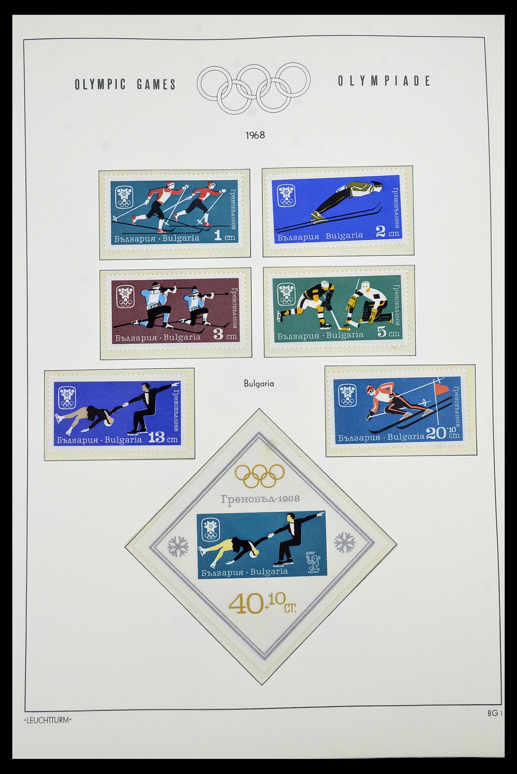 34431 560 - Postzegelverzameling 34431 Olympische Spelen 1964-1968.
