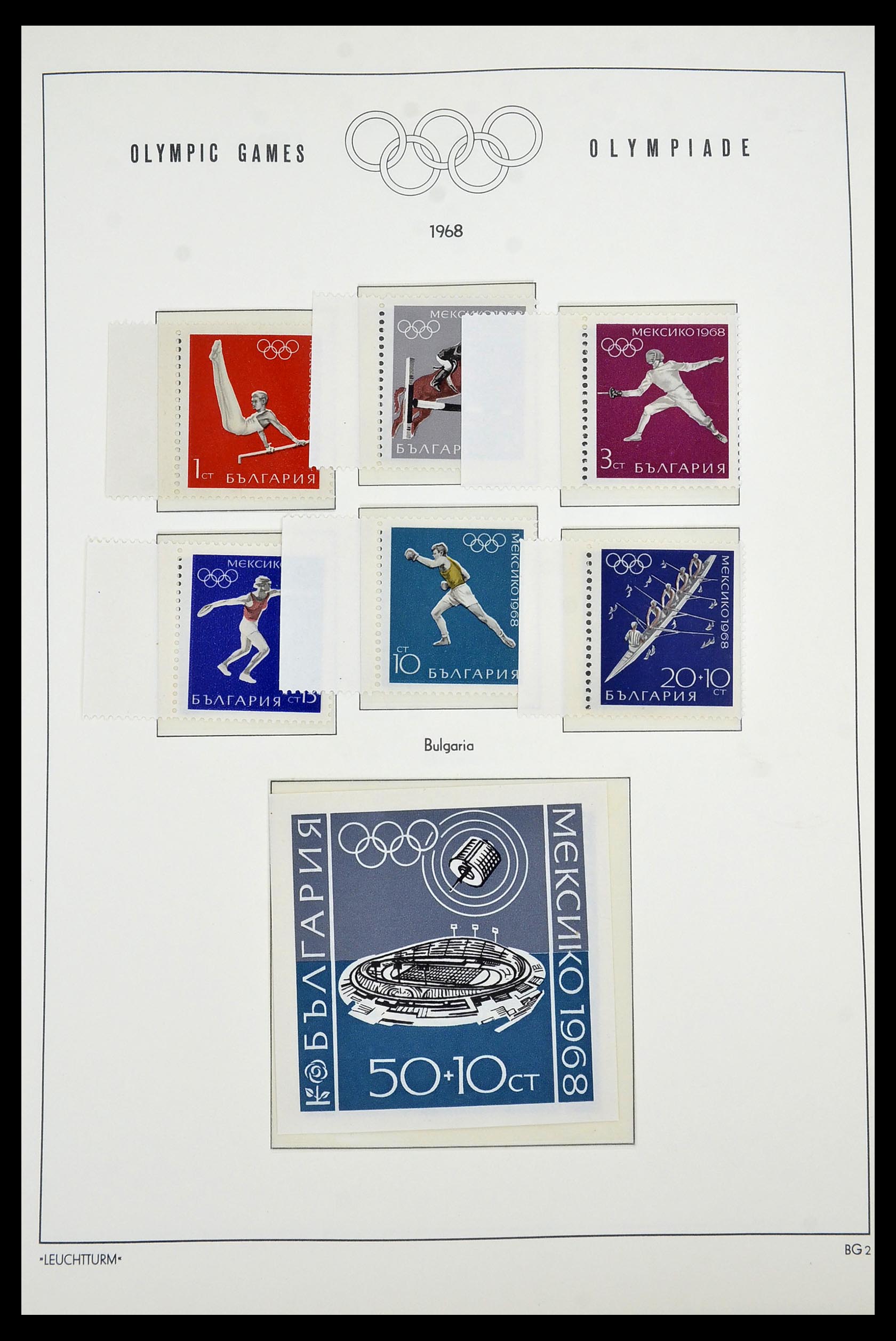 34431 561 - Postzegelverzameling 34431 Olympische Spelen 1964-1968.