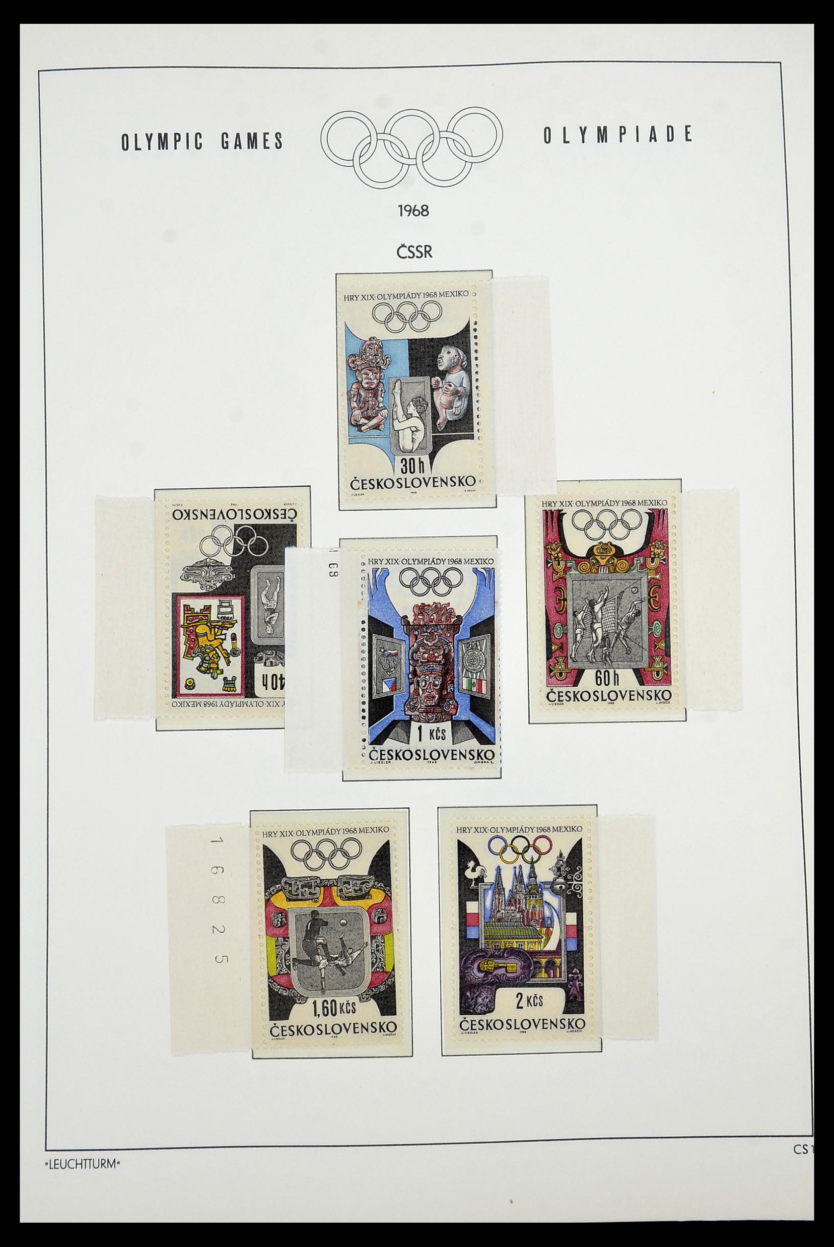 34431 563 - Postzegelverzameling 34431 Olympische Spelen 1964-1968.