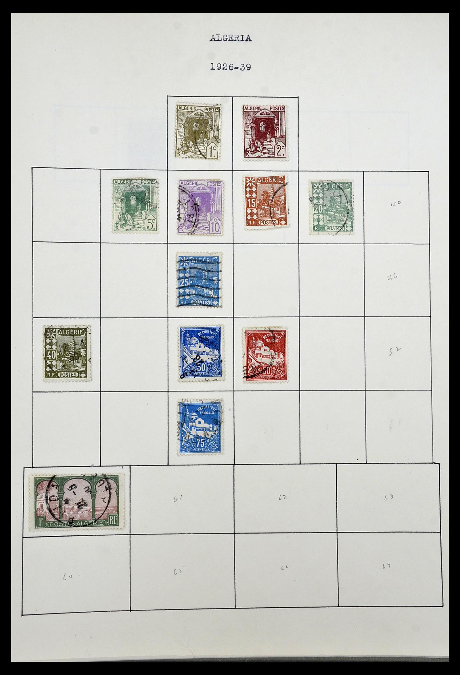 34433 003 - Postzegelverzameling 34433 Wereld 1883-1950.