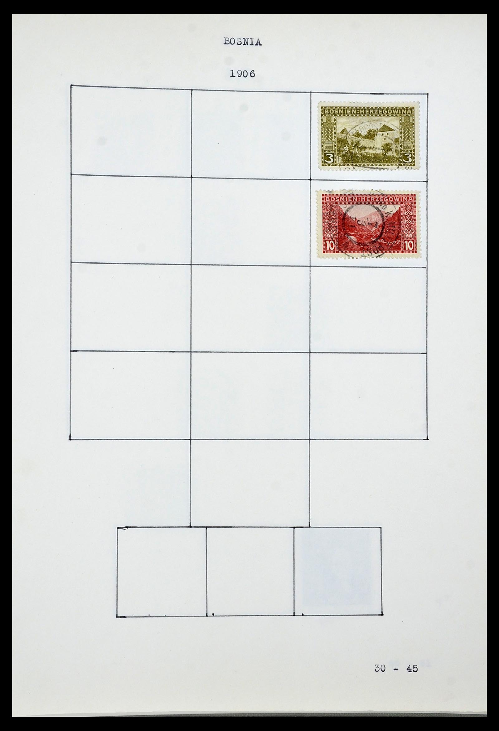 34433 013 - Postzegelverzameling 34433 Wereld 1883-1950.