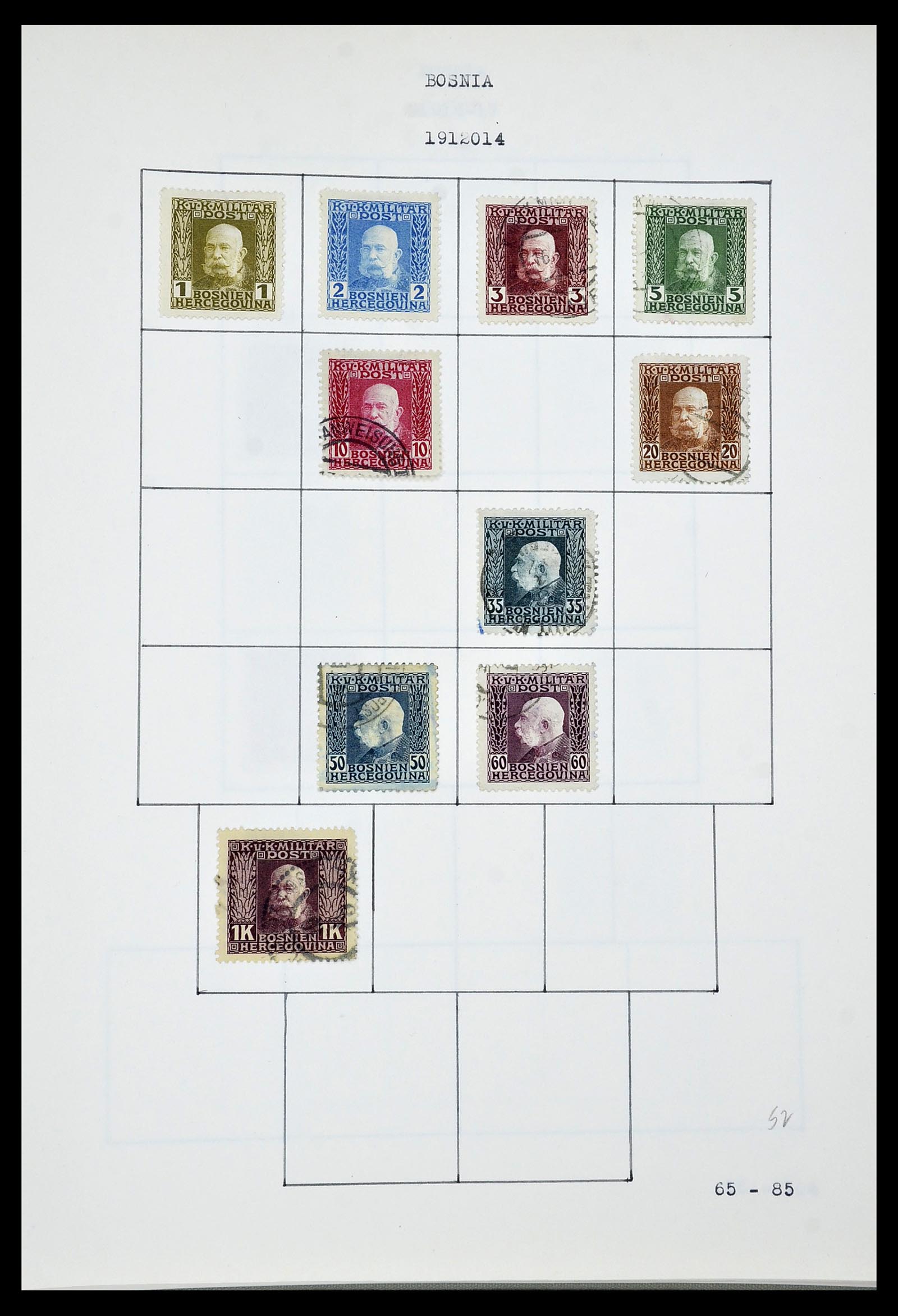 34433 015 - Postzegelverzameling 34433 Wereld 1883-1950.