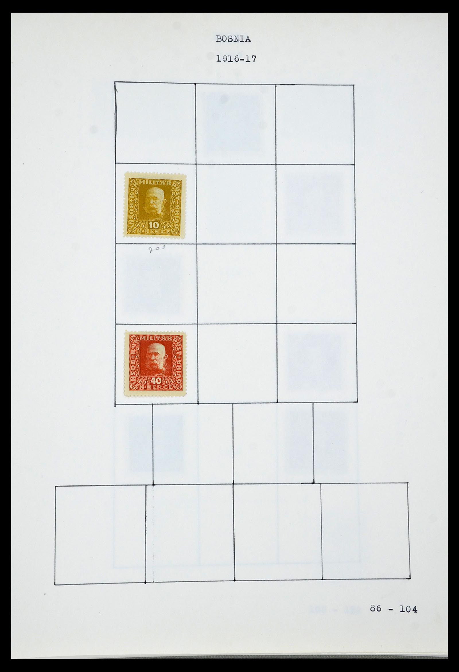 34433 016 - Postzegelverzameling 34433 Wereld 1883-1950.