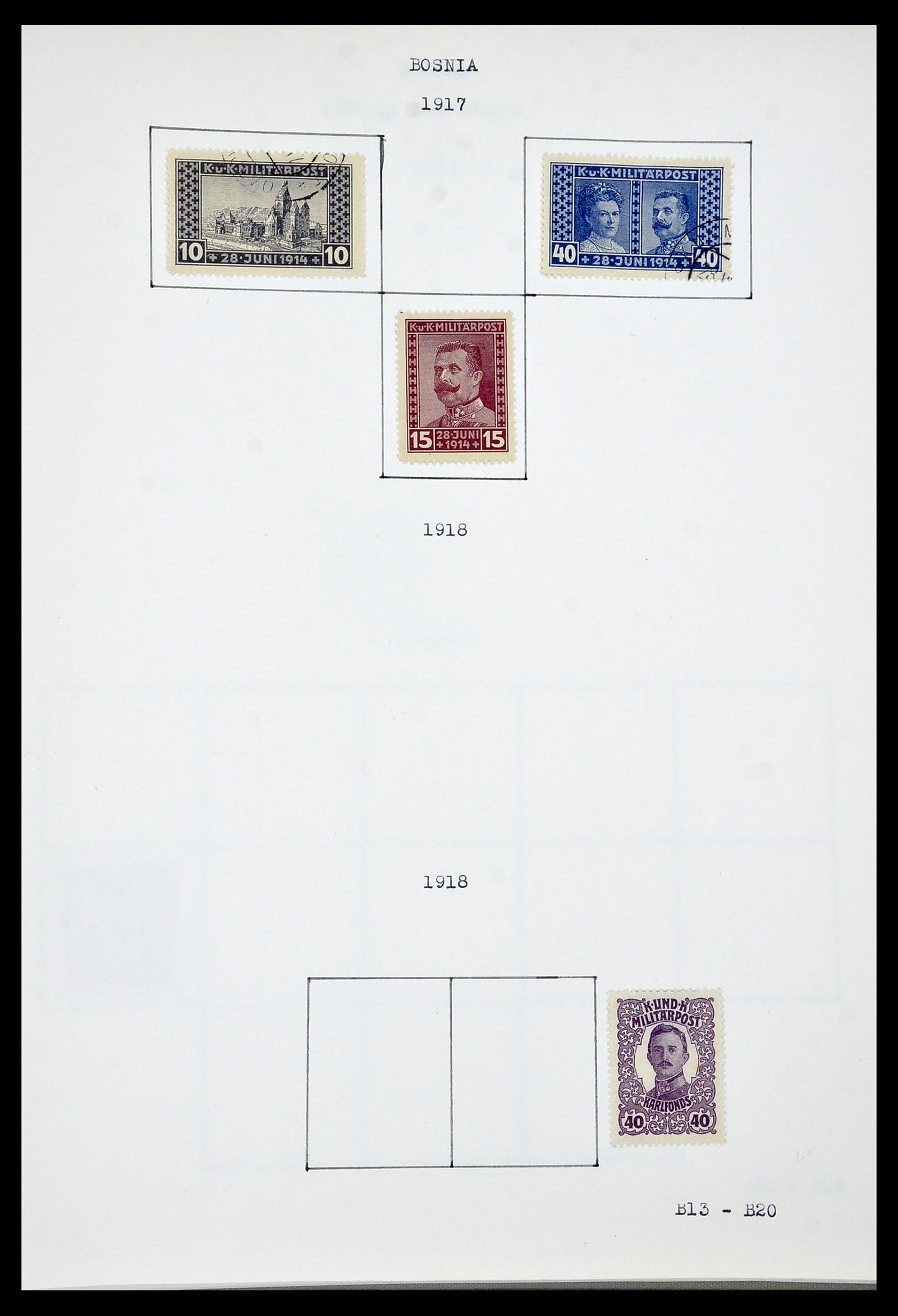 34433 018 - Postzegelverzameling 34433 Wereld 1883-1950.