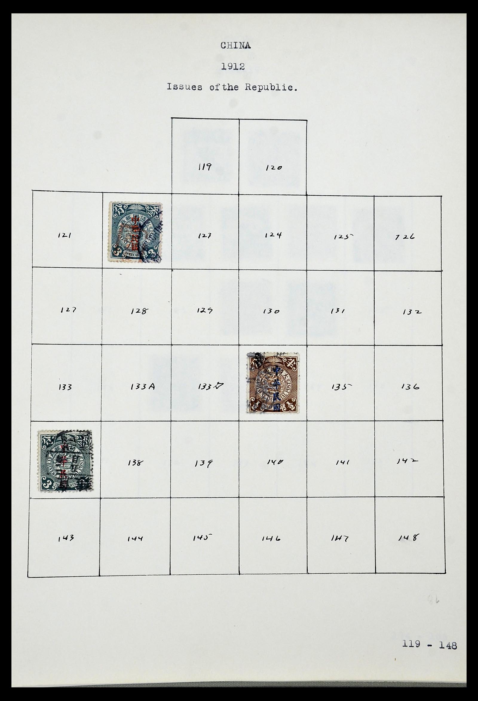 34433 027 - Postzegelverzameling 34433 Wereld 1883-1950.