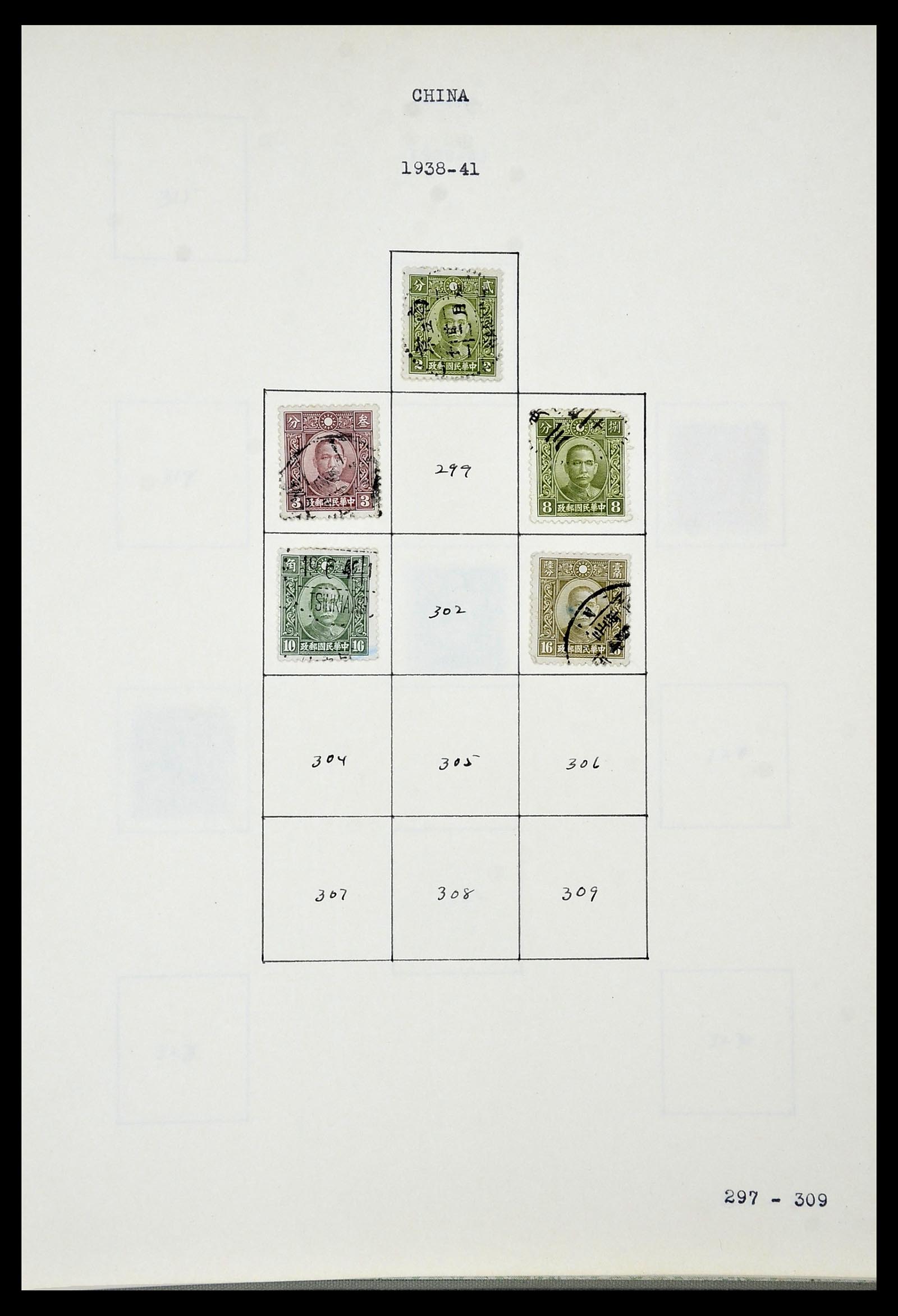 34433 037 - Postzegelverzameling 34433 Wereld 1883-1950.