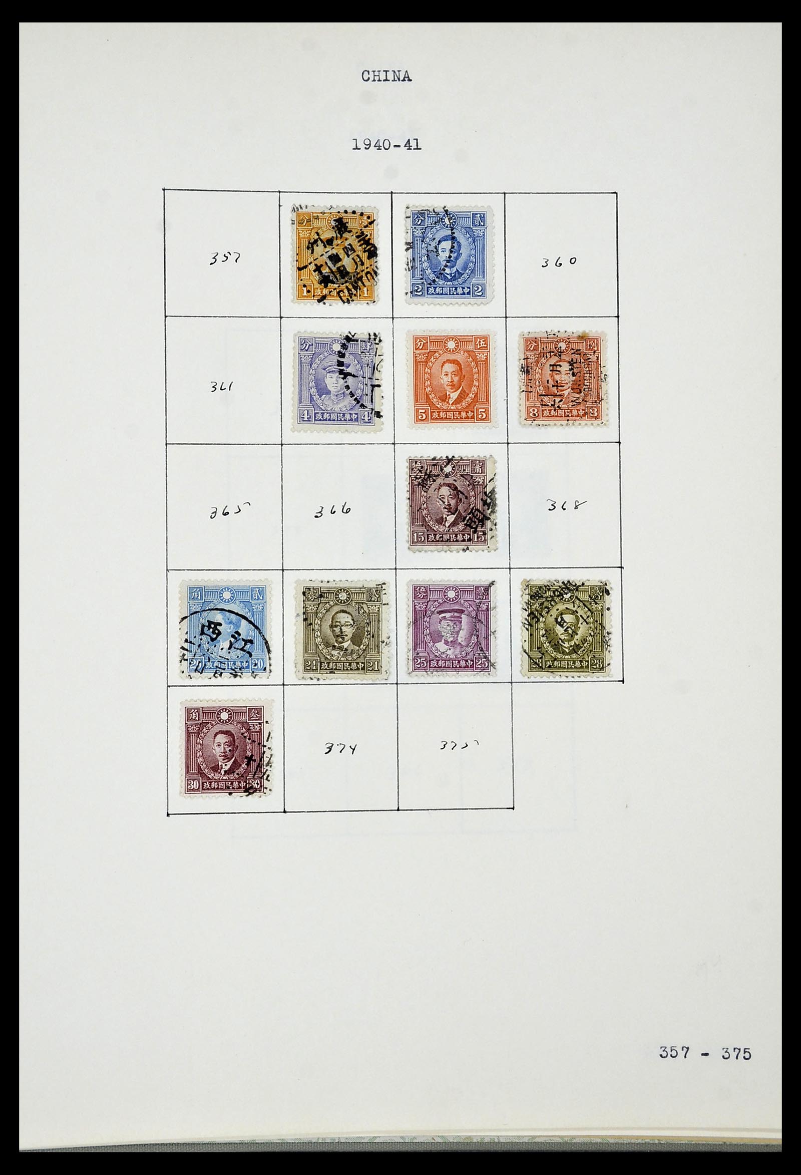 34433 041 - Postzegelverzameling 34433 Wereld 1883-1950.