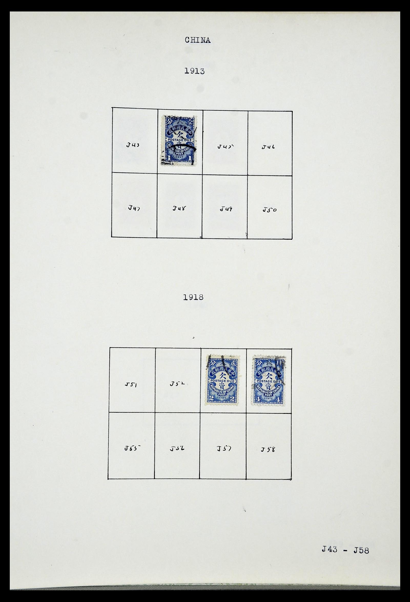 34433 049 - Postzegelverzameling 34433 Wereld 1883-1950.