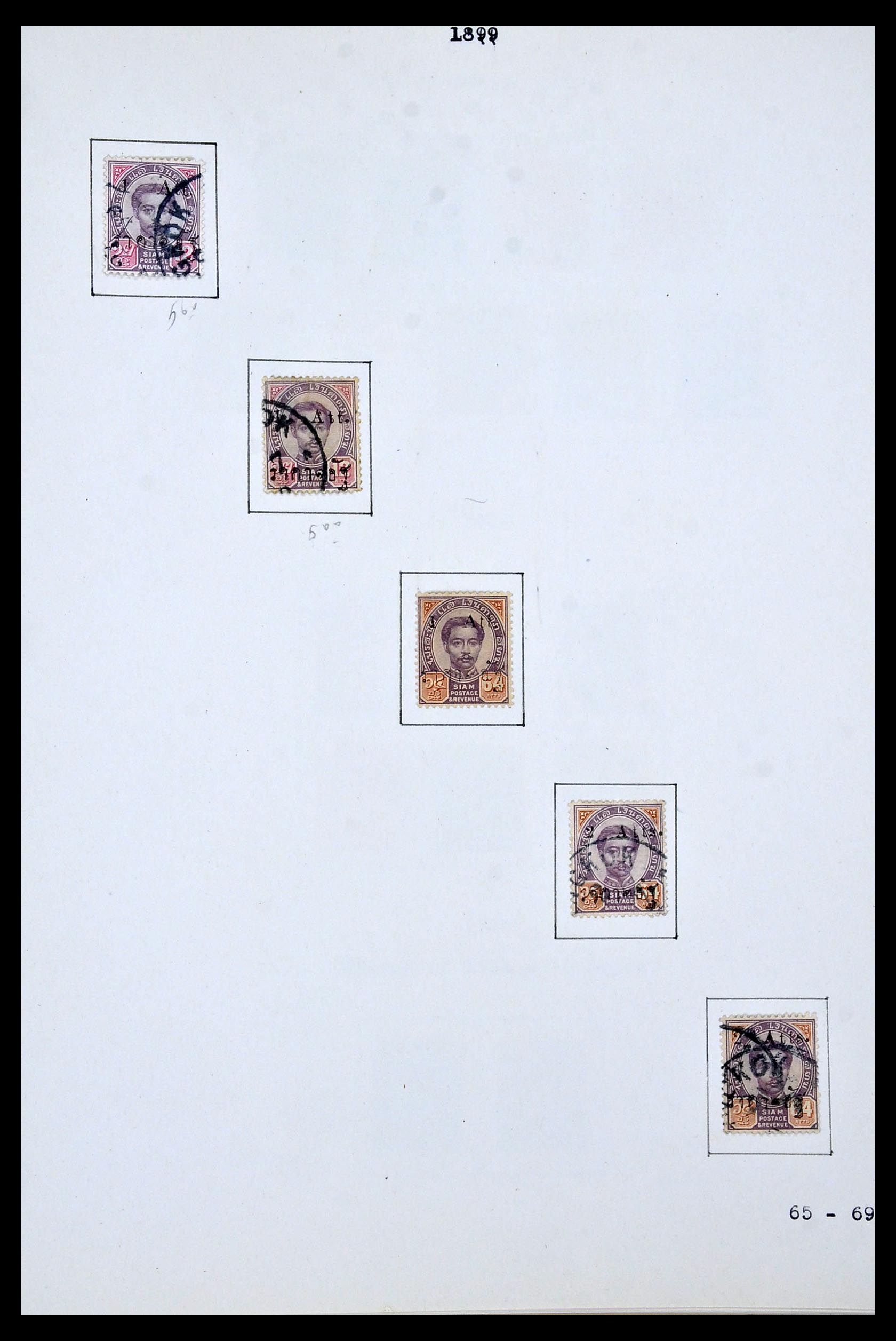 34433 064 - Postzegelverzameling 34433 Wereld 1883-1950.