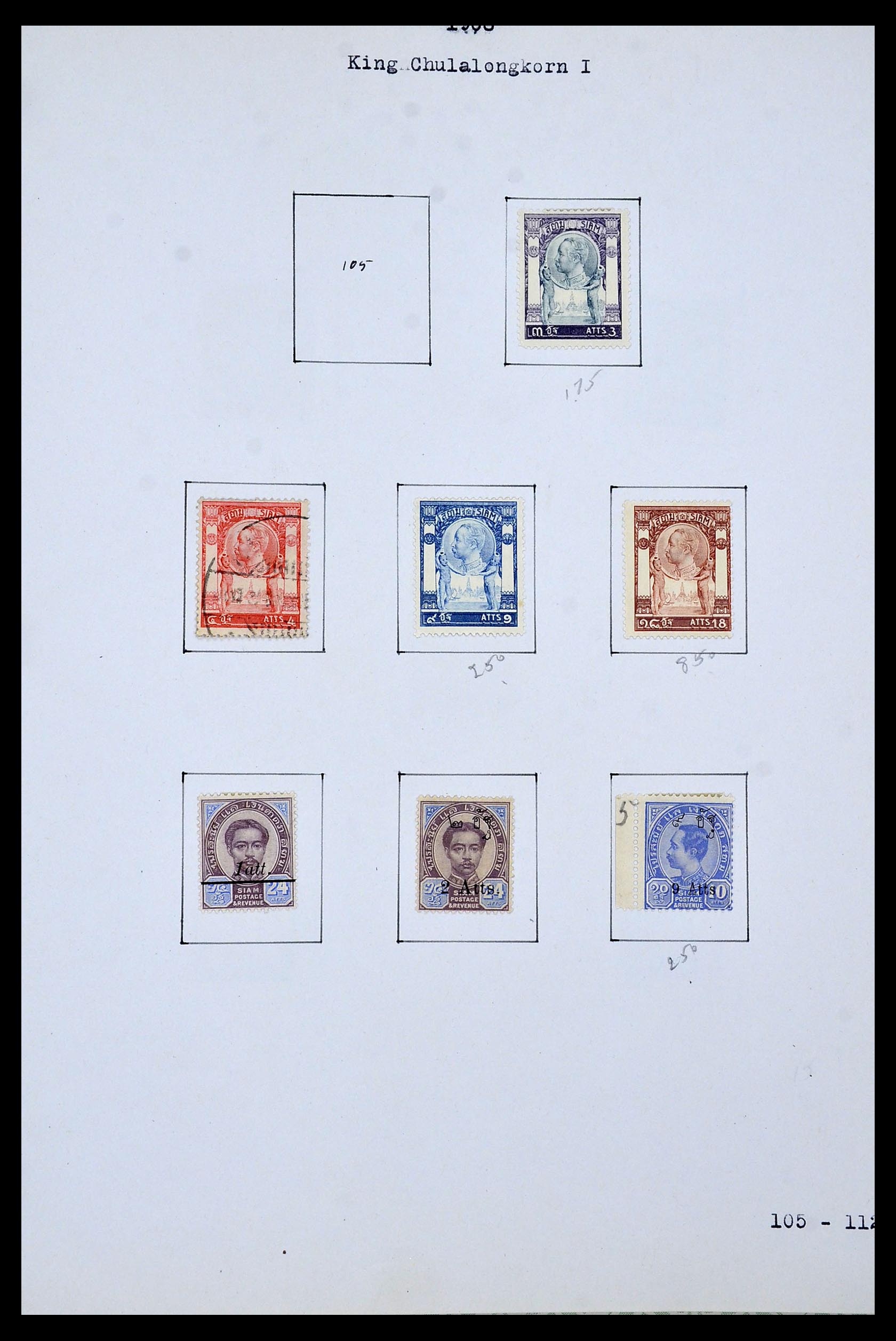 34433 067 - Postzegelverzameling 34433 Wereld 1883-1950.
