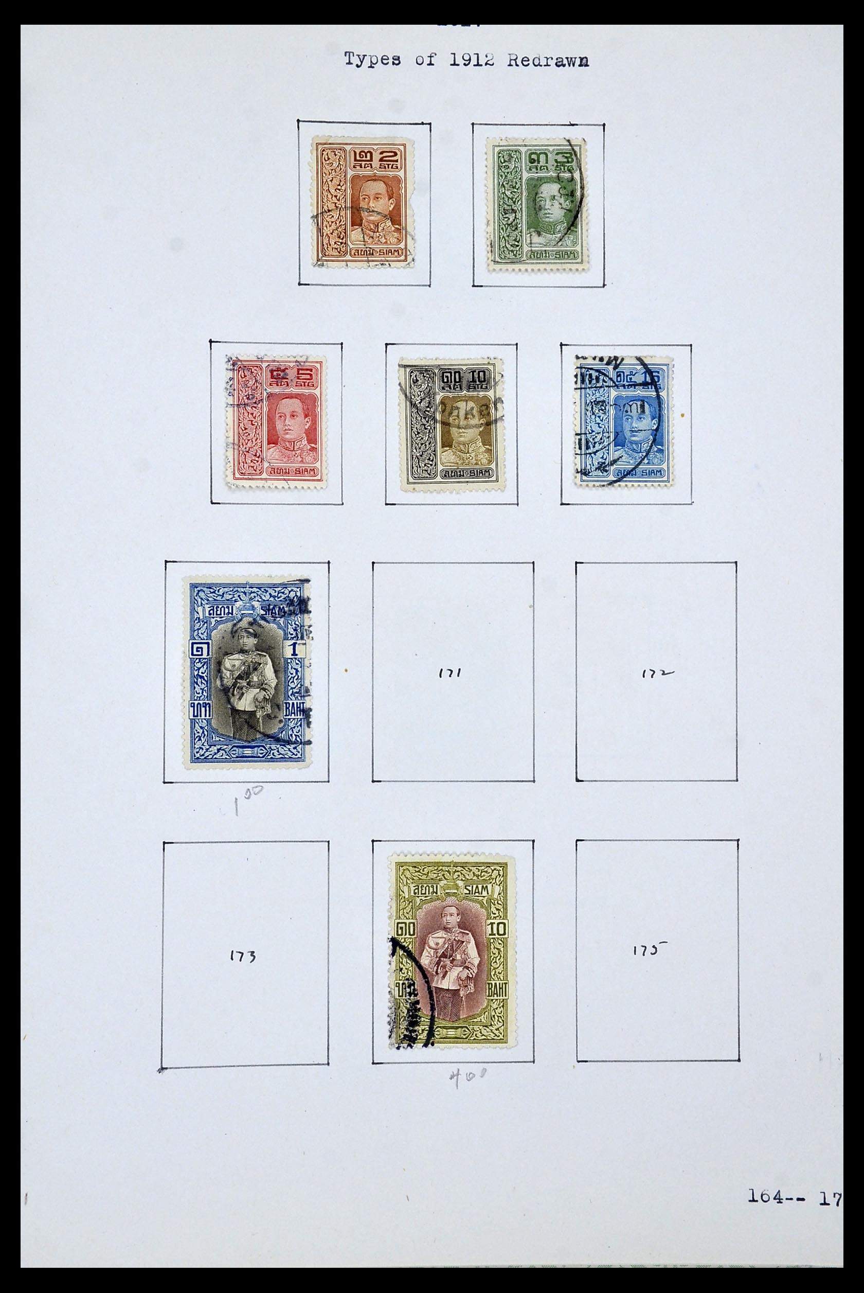 34433 073 - Postzegelverzameling 34433 Wereld 1883-1950.