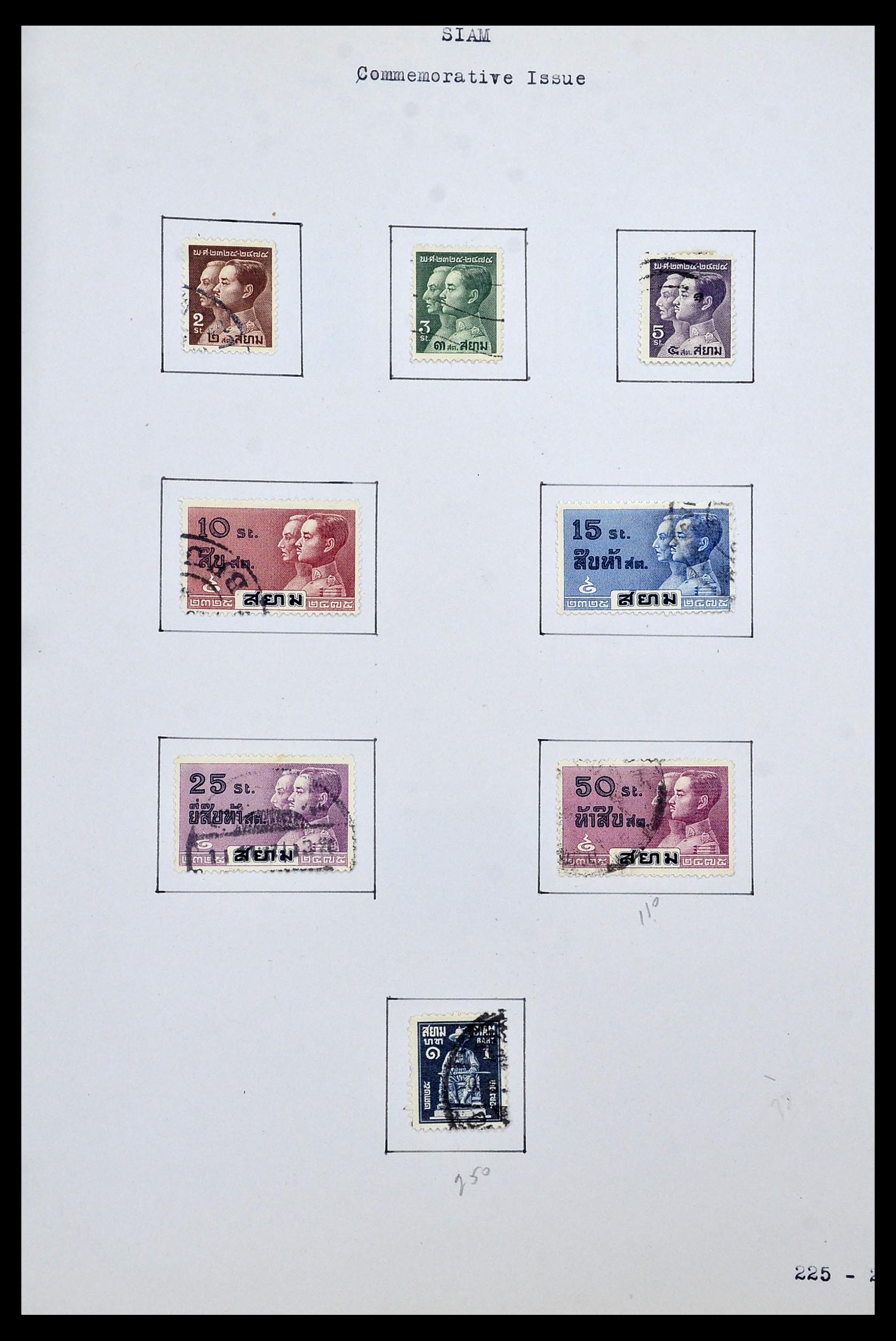 34433 079 - Postzegelverzameling 34433 Wereld 1883-1950.