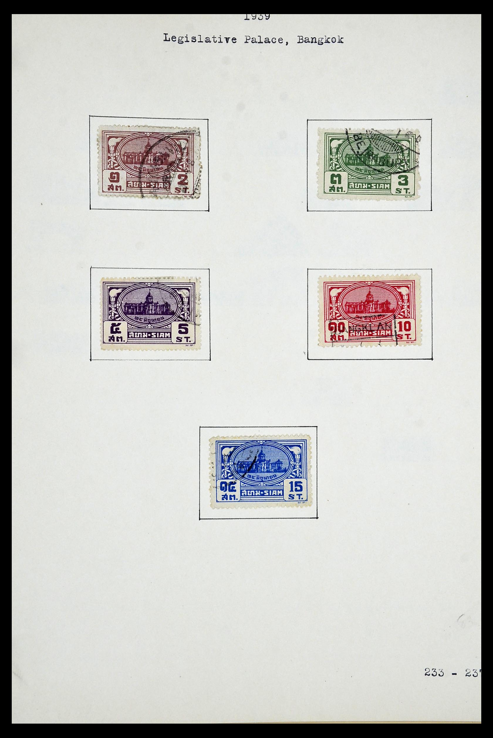 34433 080 - Postzegelverzameling 34433 Wereld 1883-1950.