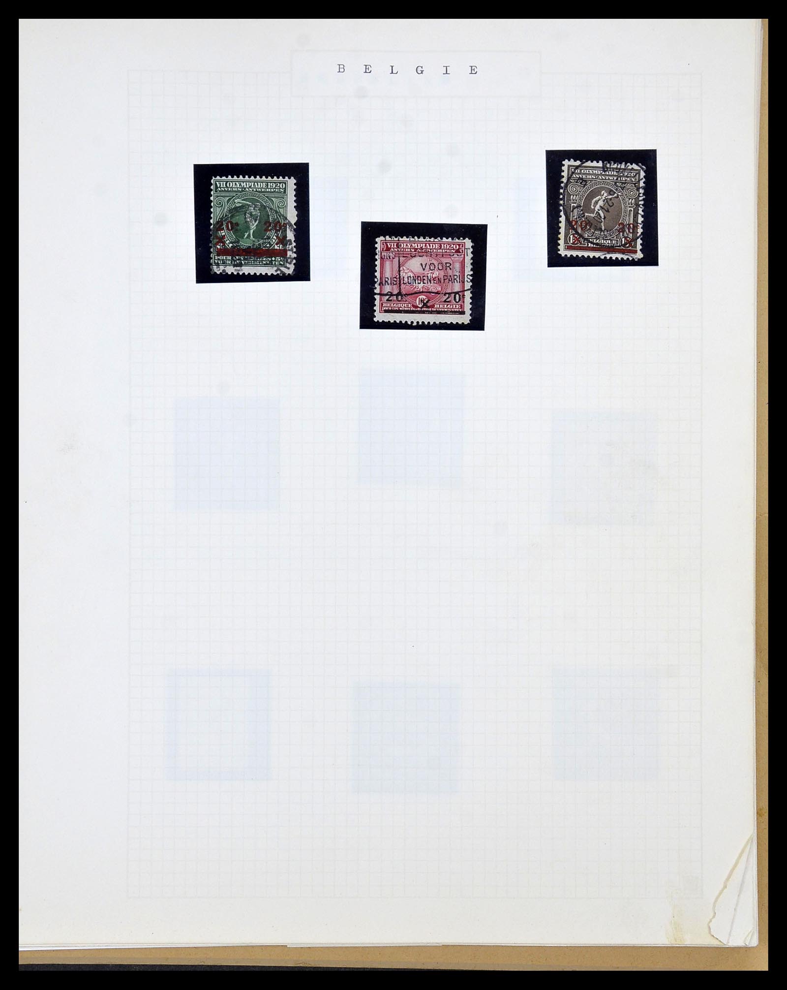 34434 003 - Postzegelverzameling 34434 Olympische Spelen 1920-1976.