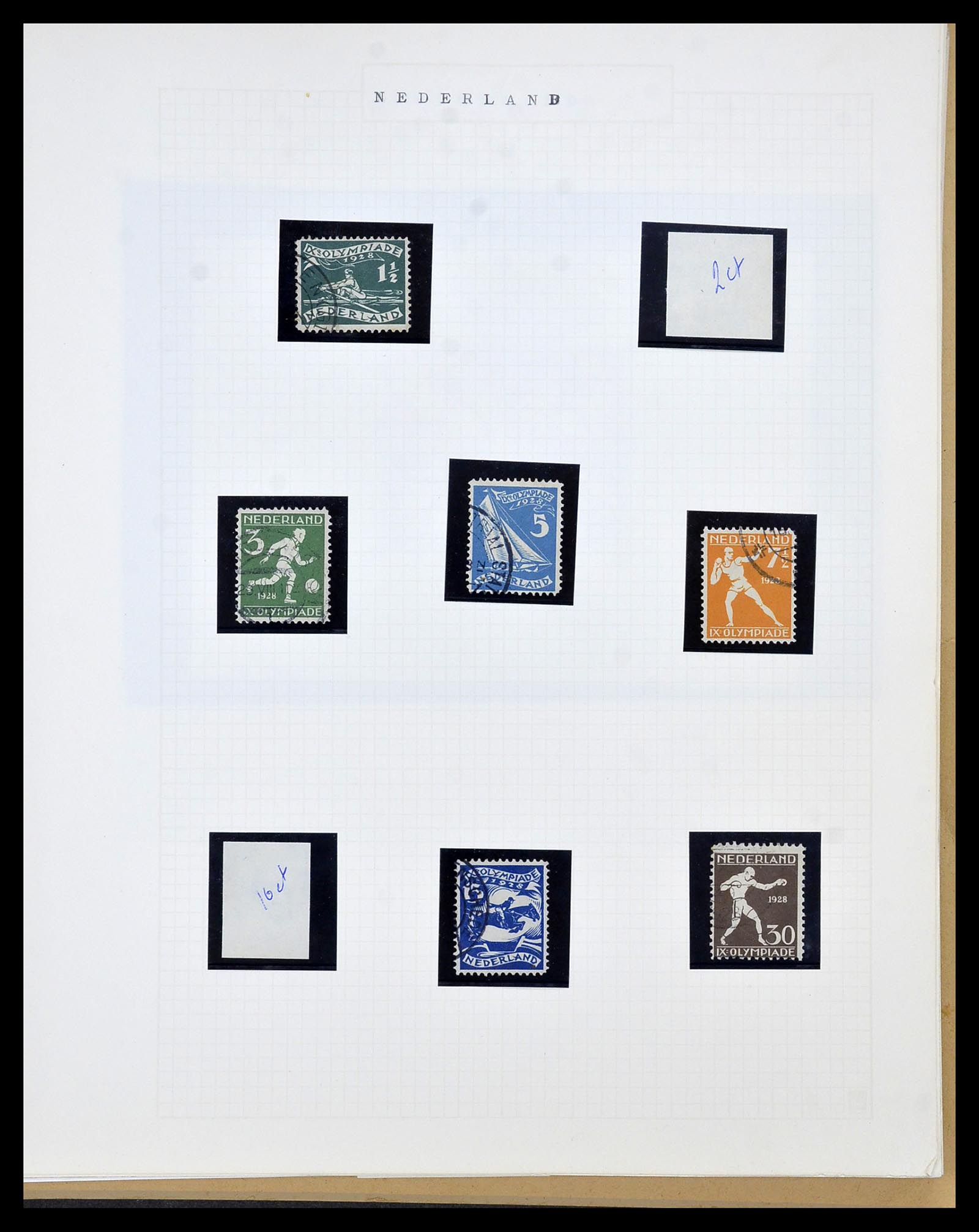 34434 004 - Postzegelverzameling 34434 Olympische Spelen 1920-1976.