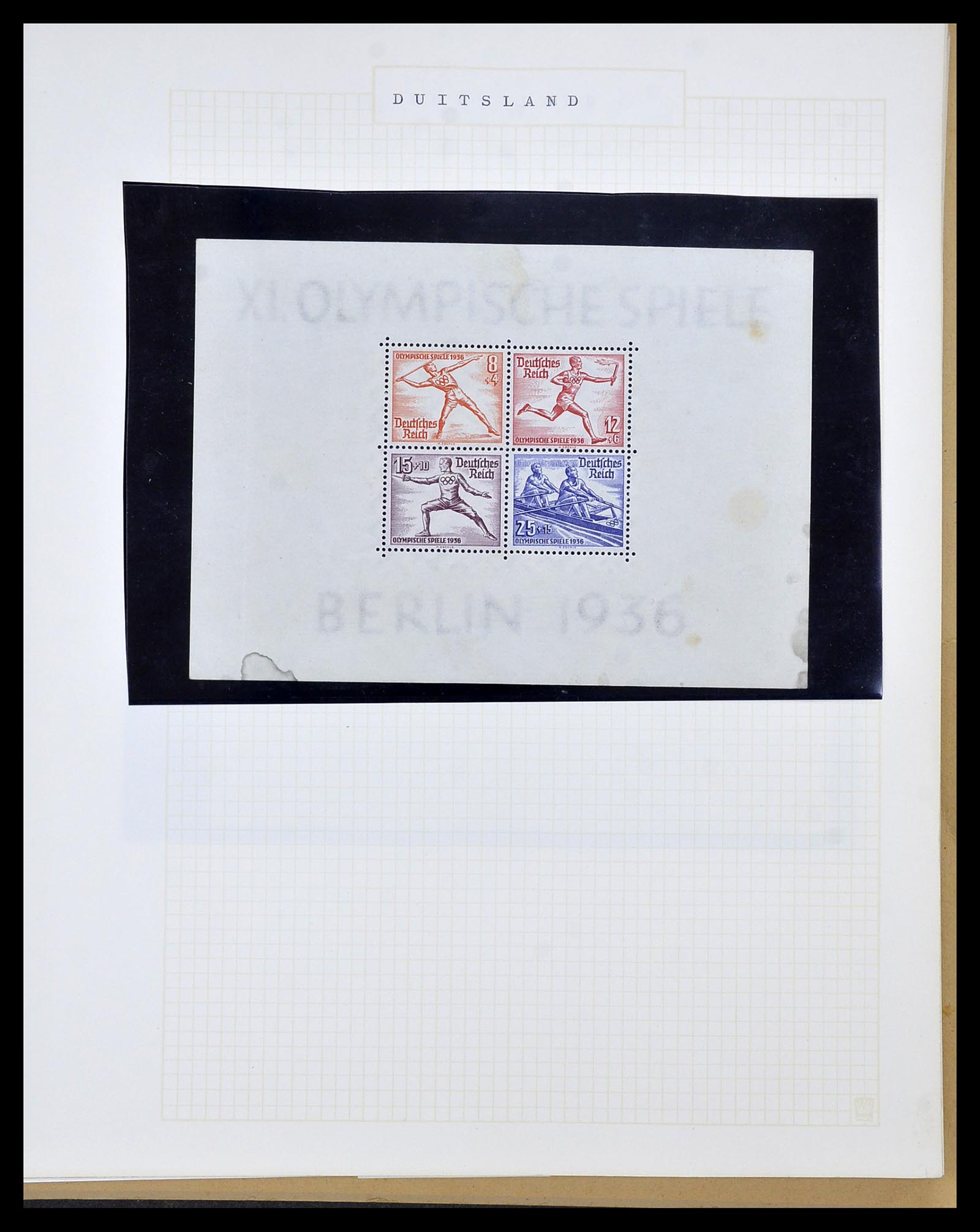 34434 005 - Postzegelverzameling 34434 Olympische Spelen 1920-1976.
