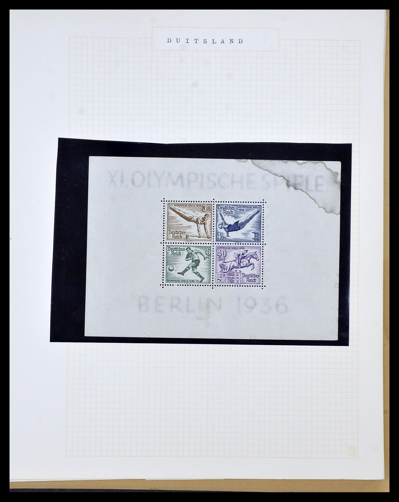 34434 006 - Postzegelverzameling 34434 Olympische Spelen 1920-1976.