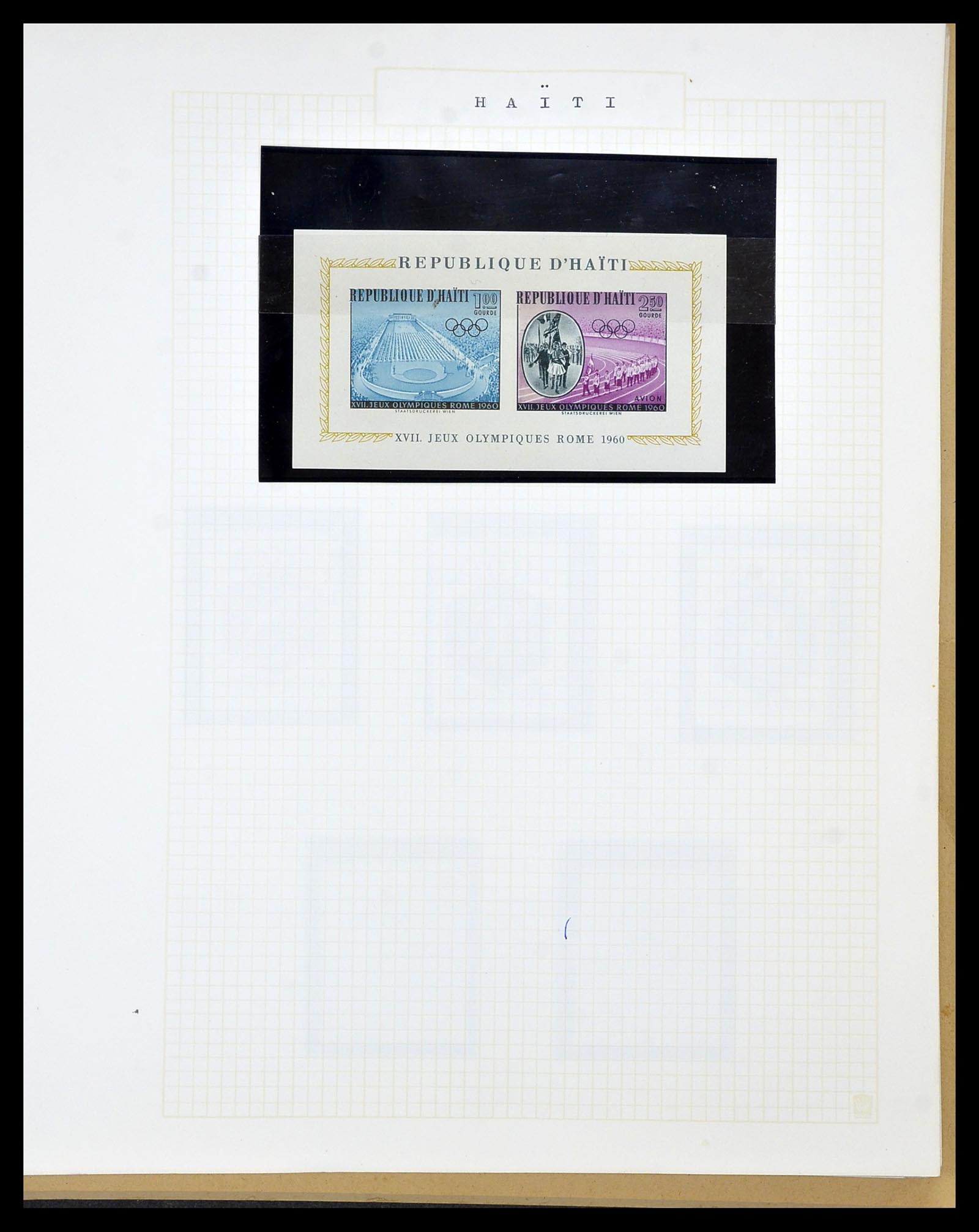 34434 013 - Postzegelverzameling 34434 Olympische Spelen 1920-1976.
