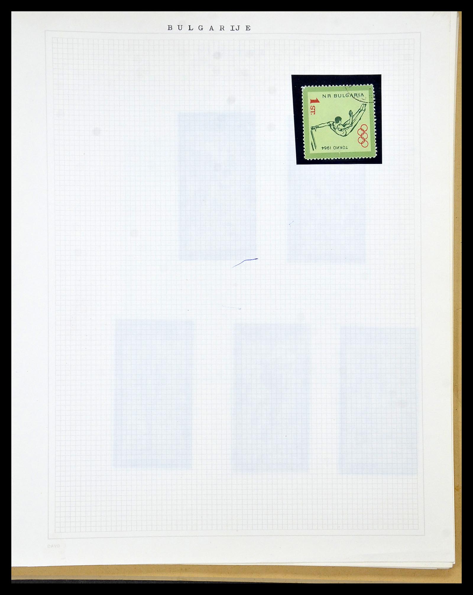 34434 032 - Postzegelverzameling 34434 Olympische Spelen 1920-1976.