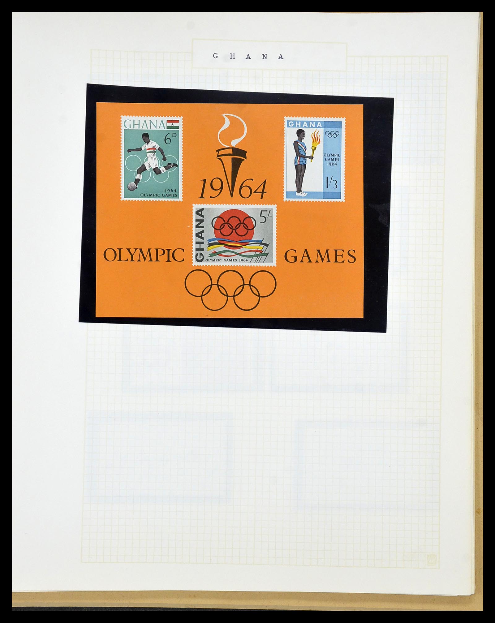 34434 037 - Postzegelverzameling 34434 Olympische Spelen 1920-1976.