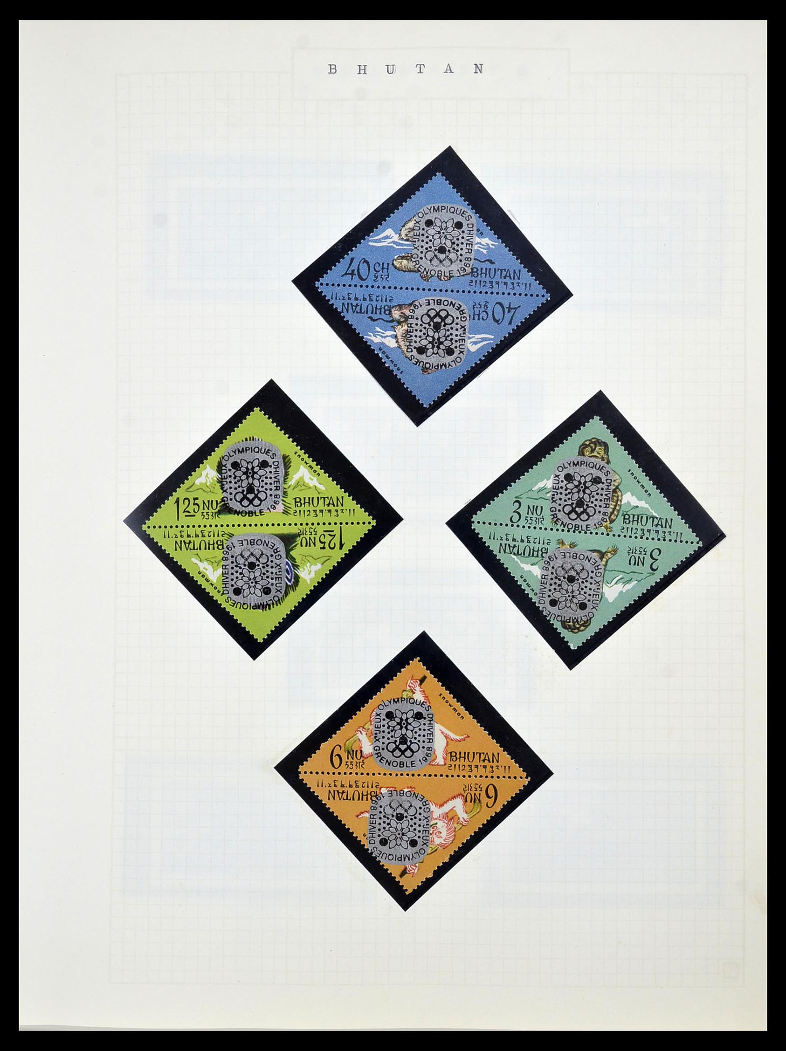 34434 062 - Postzegelverzameling 34434 Olympische Spelen 1920-1976.