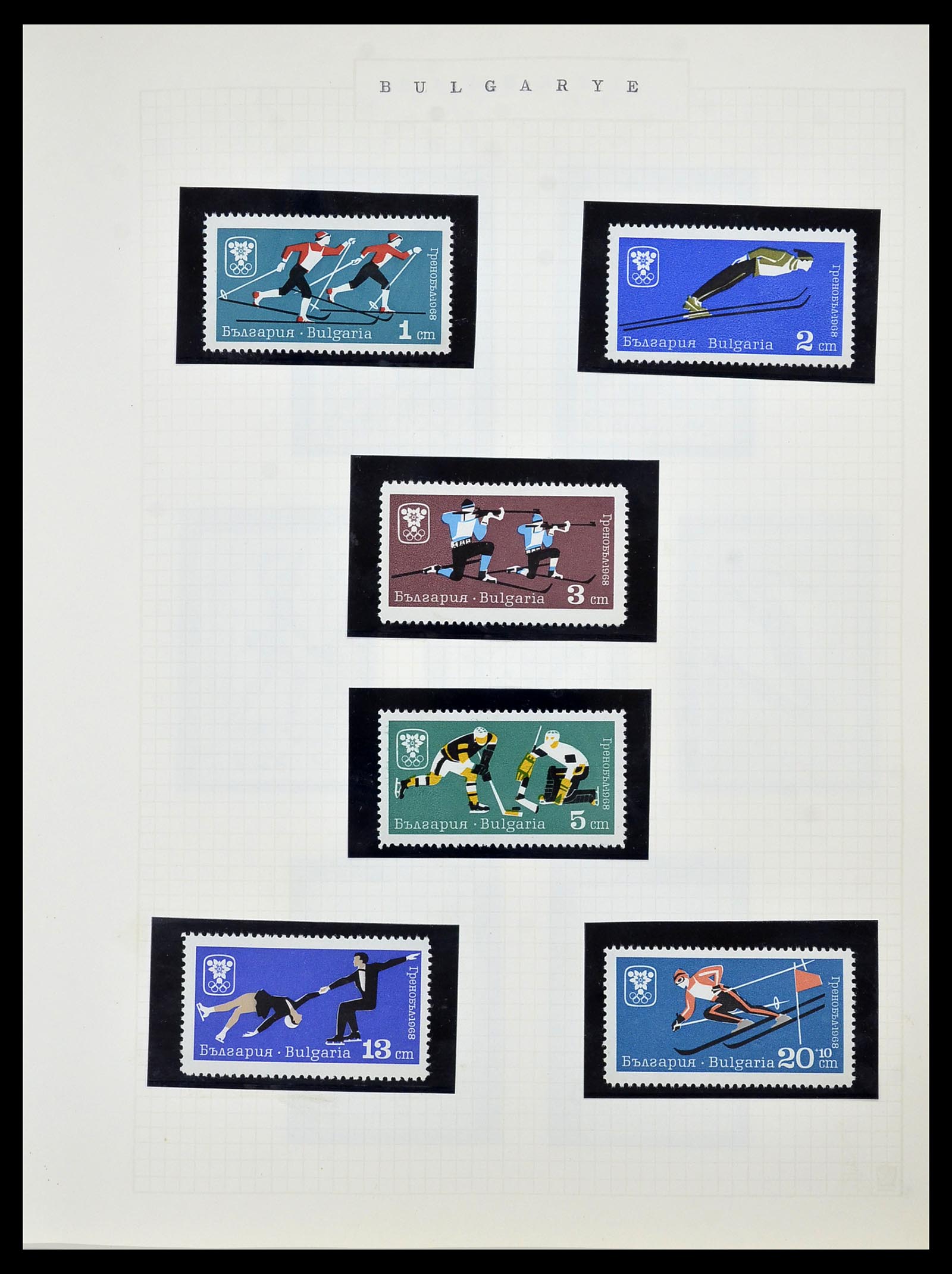 34434 063 - Postzegelverzameling 34434 Olympische Spelen 1920-1976.