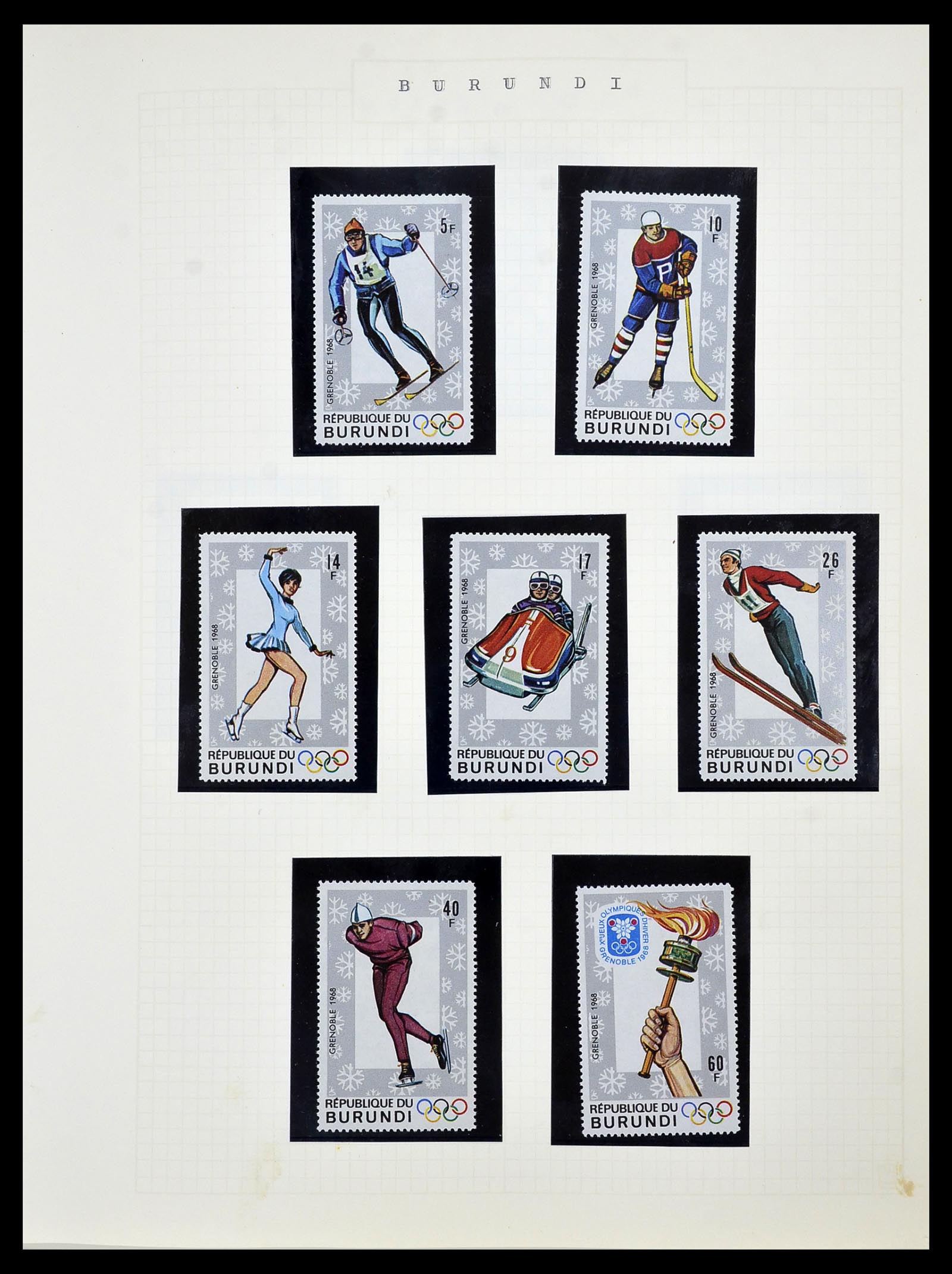34434 064 - Postzegelverzameling 34434 Olympische Spelen 1920-1976.