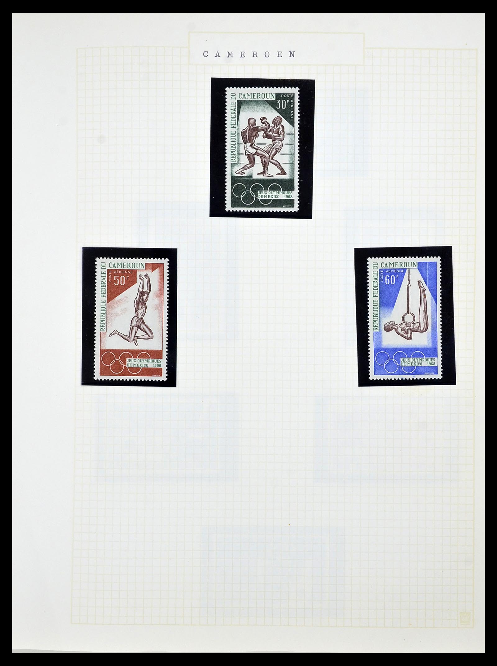 34434 065 - Postzegelverzameling 34434 Olympische Spelen 1920-1976.