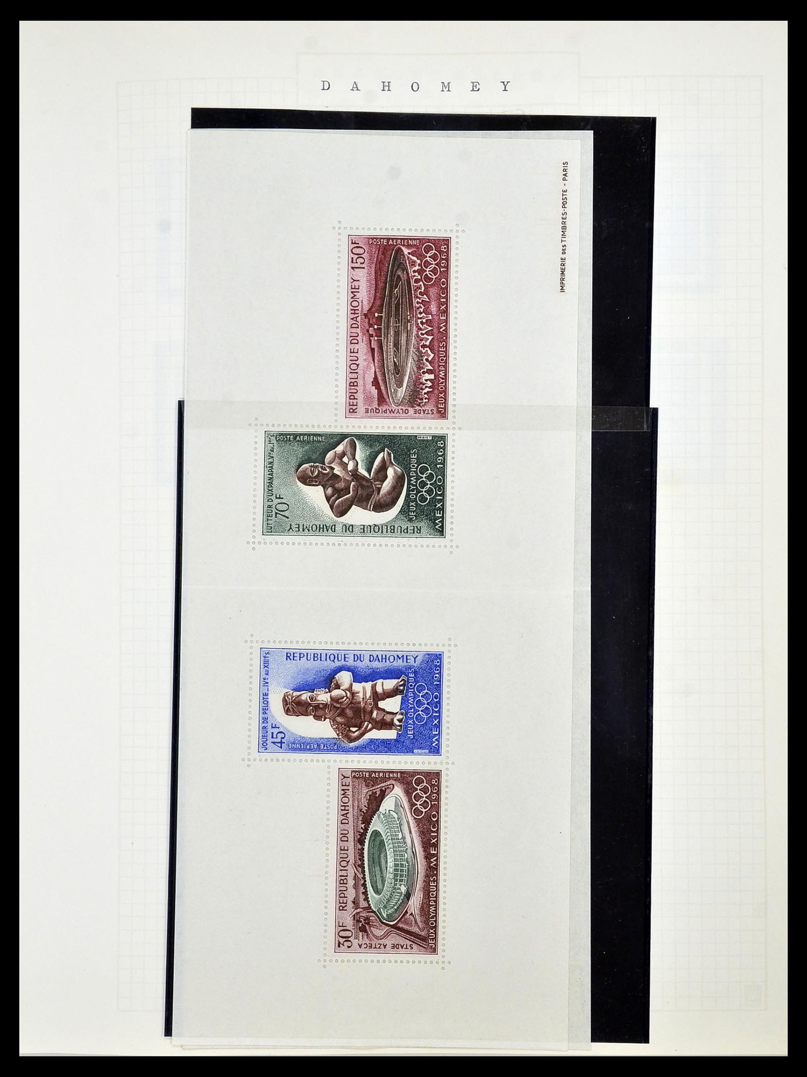 34434 069 - Postzegelverzameling 34434 Olympische Spelen 1920-1976.