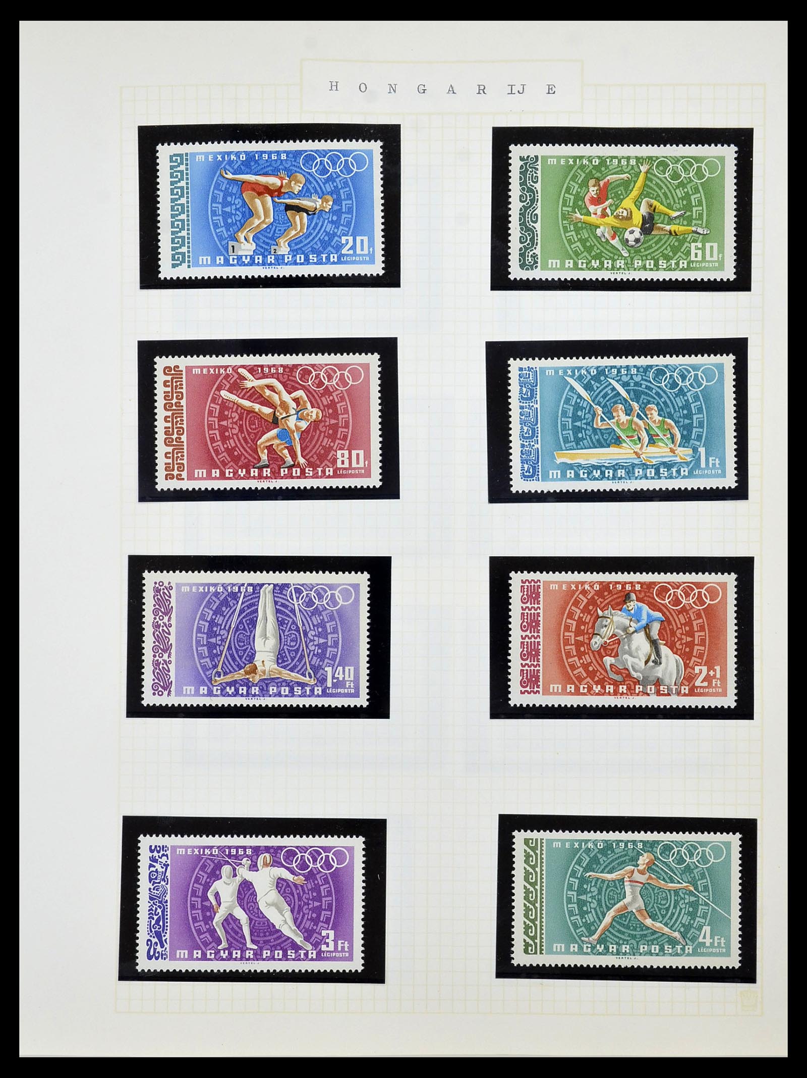34434 083 - Stamp Collection 34434 Olympics 1920-1976.