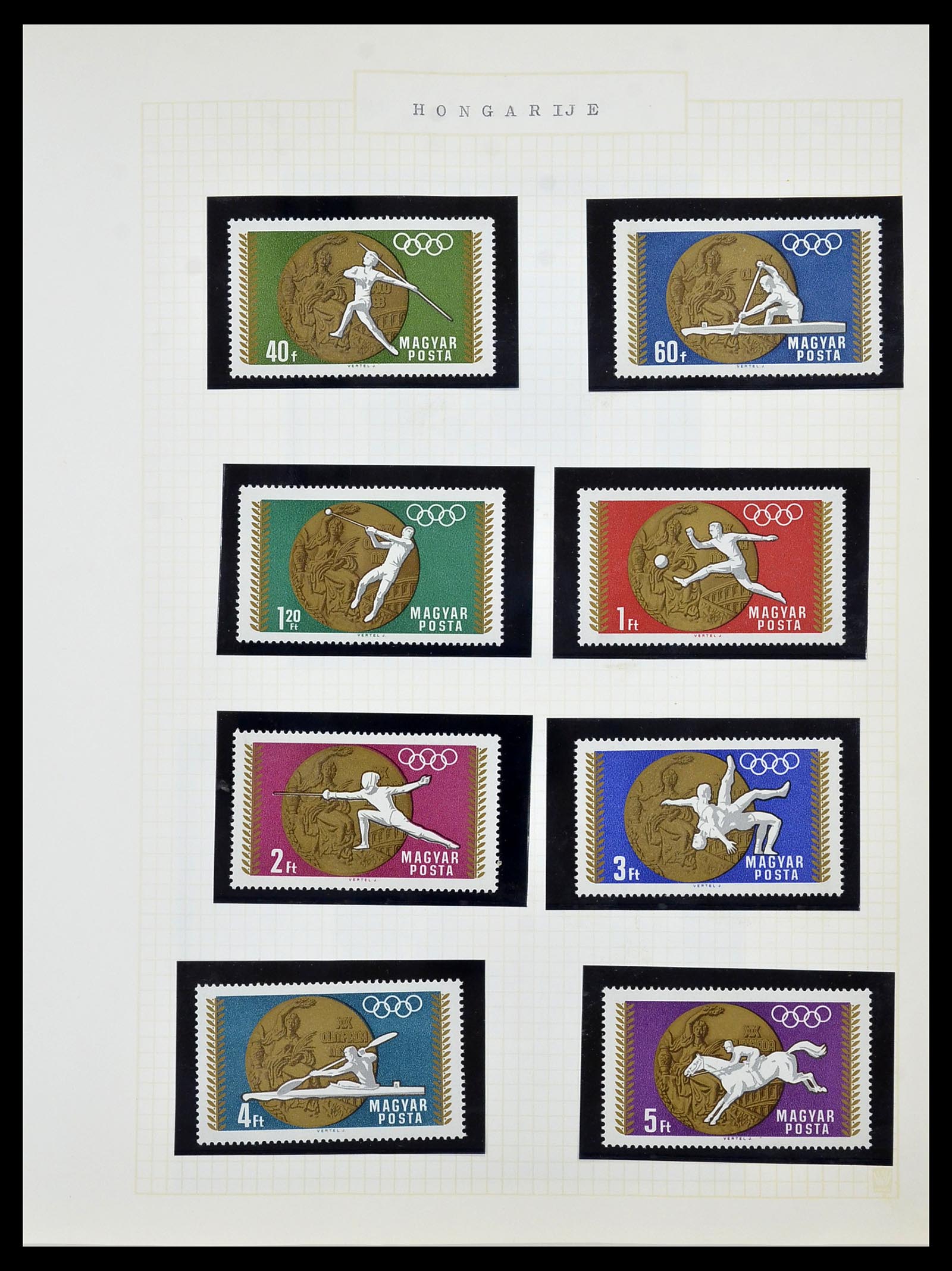34434 084 - Stamp Collection 34434 Olympics 1920-1976.