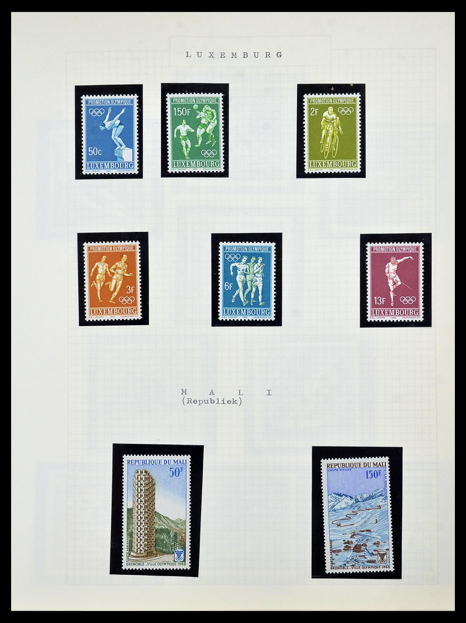 34434 090 - Stamp Collection 34434 Olympics 1920-1976.