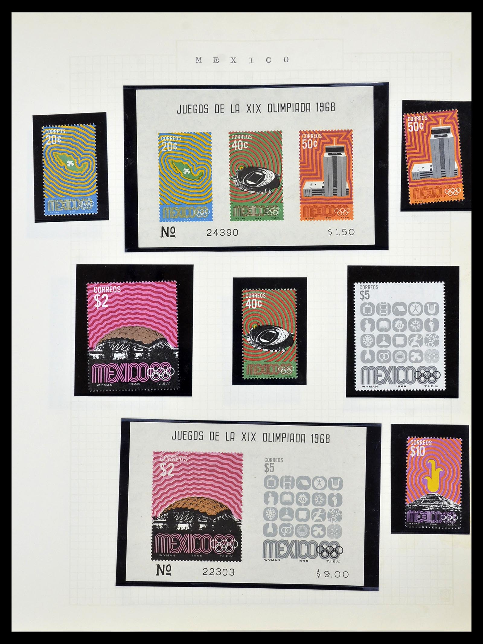 34434 100 - Stamp Collection 34434 Olympics 1920-1976.