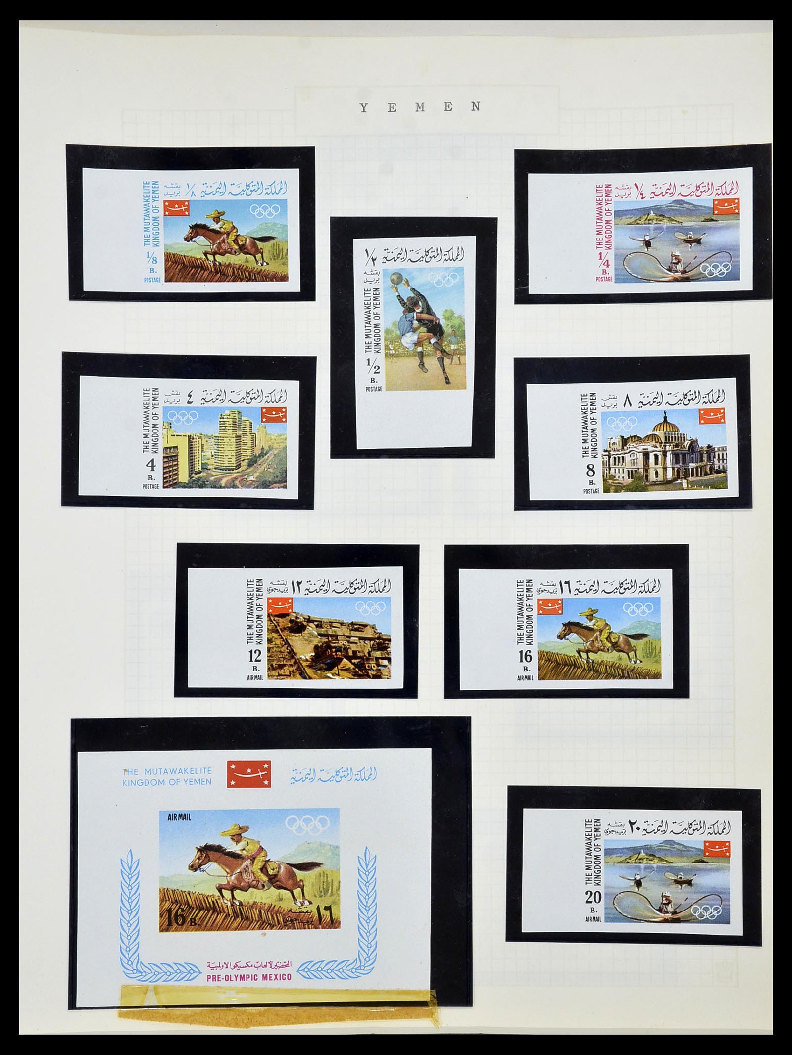 34434 145 - Postzegelverzameling 34434 Olympische Spelen 1920-1976.