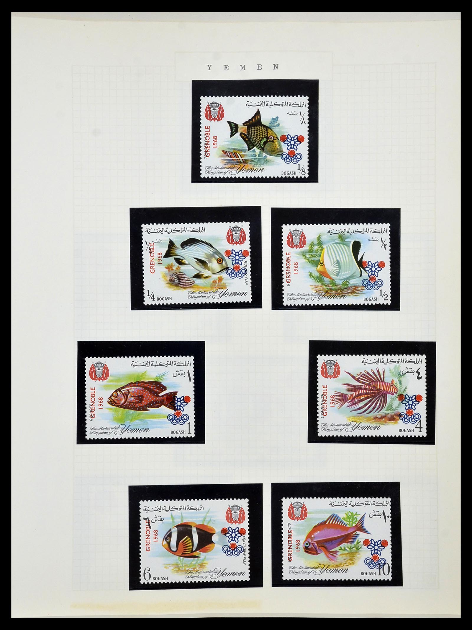 34434 146 - Postzegelverzameling 34434 Olympische Spelen 1920-1976.